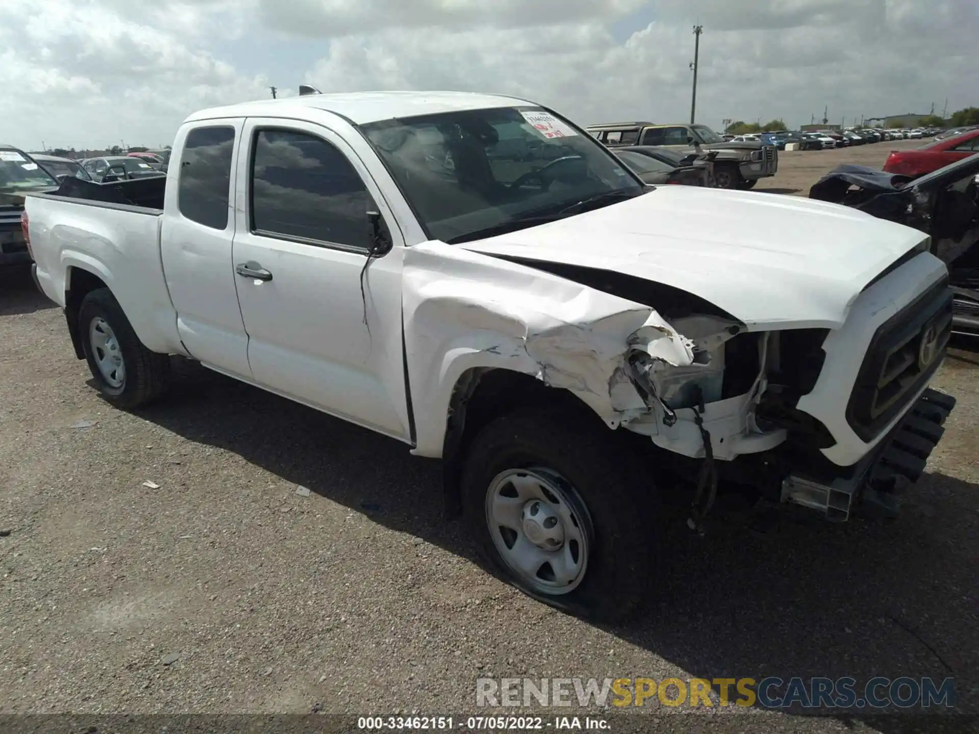 1 Photograph of a damaged car 5TFRX5GN1LX180909 TOYOTA TACOMA 2WD 2020