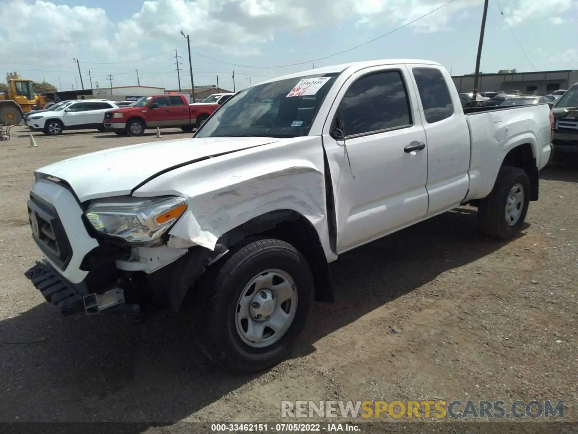 2 Photograph of a damaged car 5TFRX5GN1LX180909 TOYOTA TACOMA 2WD 2020