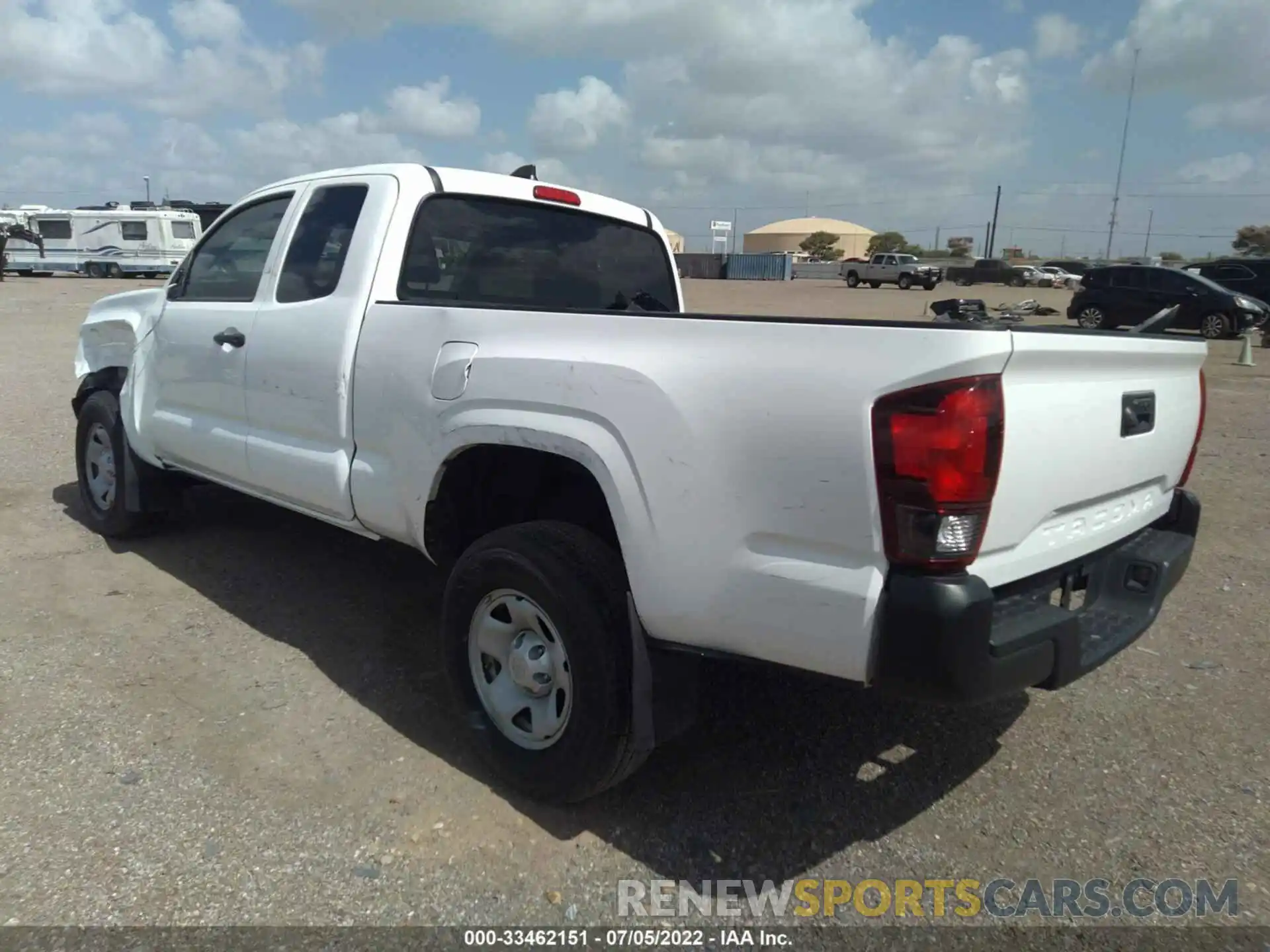 3 Photograph of a damaged car 5TFRX5GN1LX180909 TOYOTA TACOMA 2WD 2020