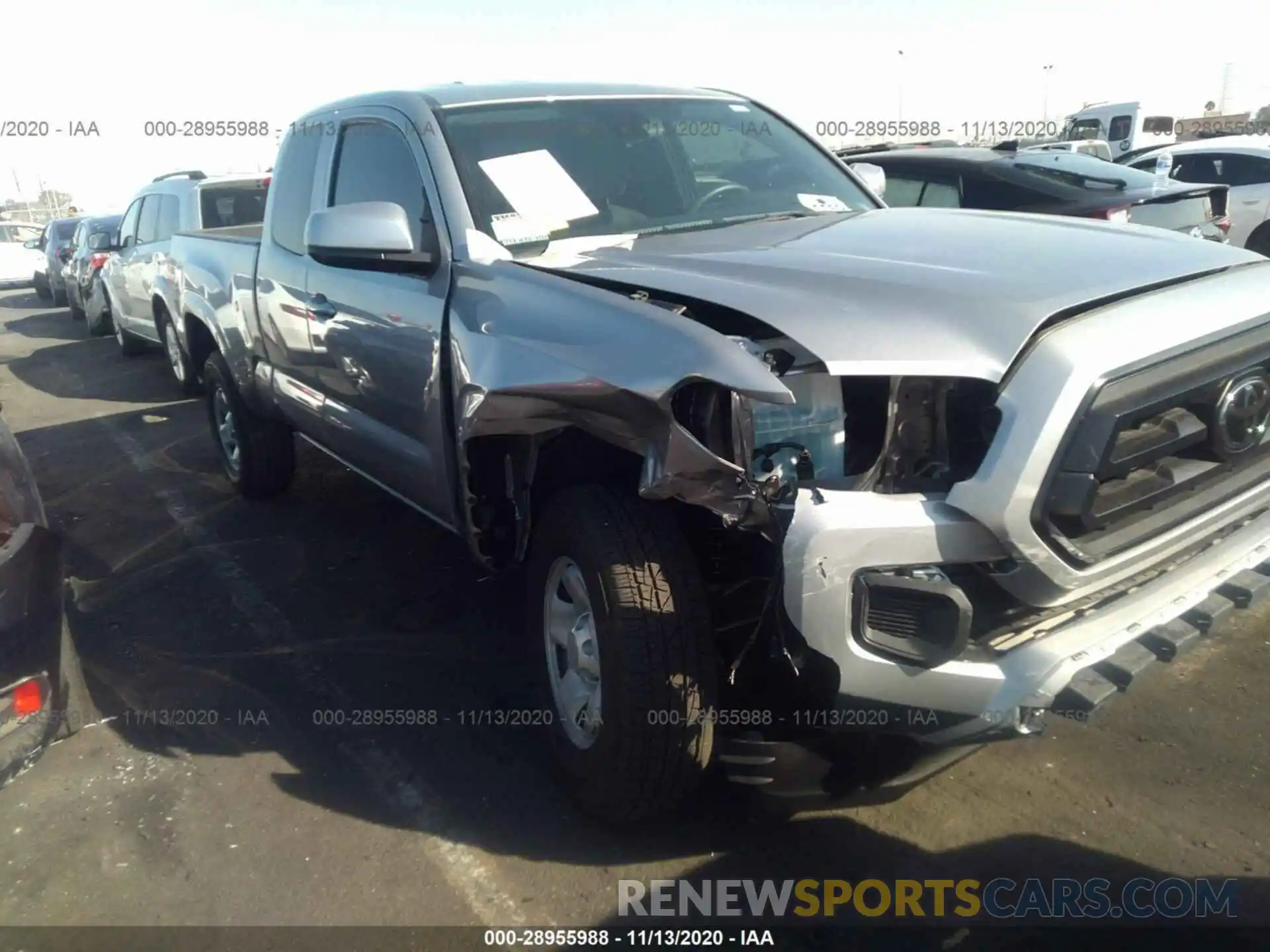 1 Фотография поврежденного автомобиля 5TFRX5GN2LX166968 TOYOTA TACOMA 2WD 2020