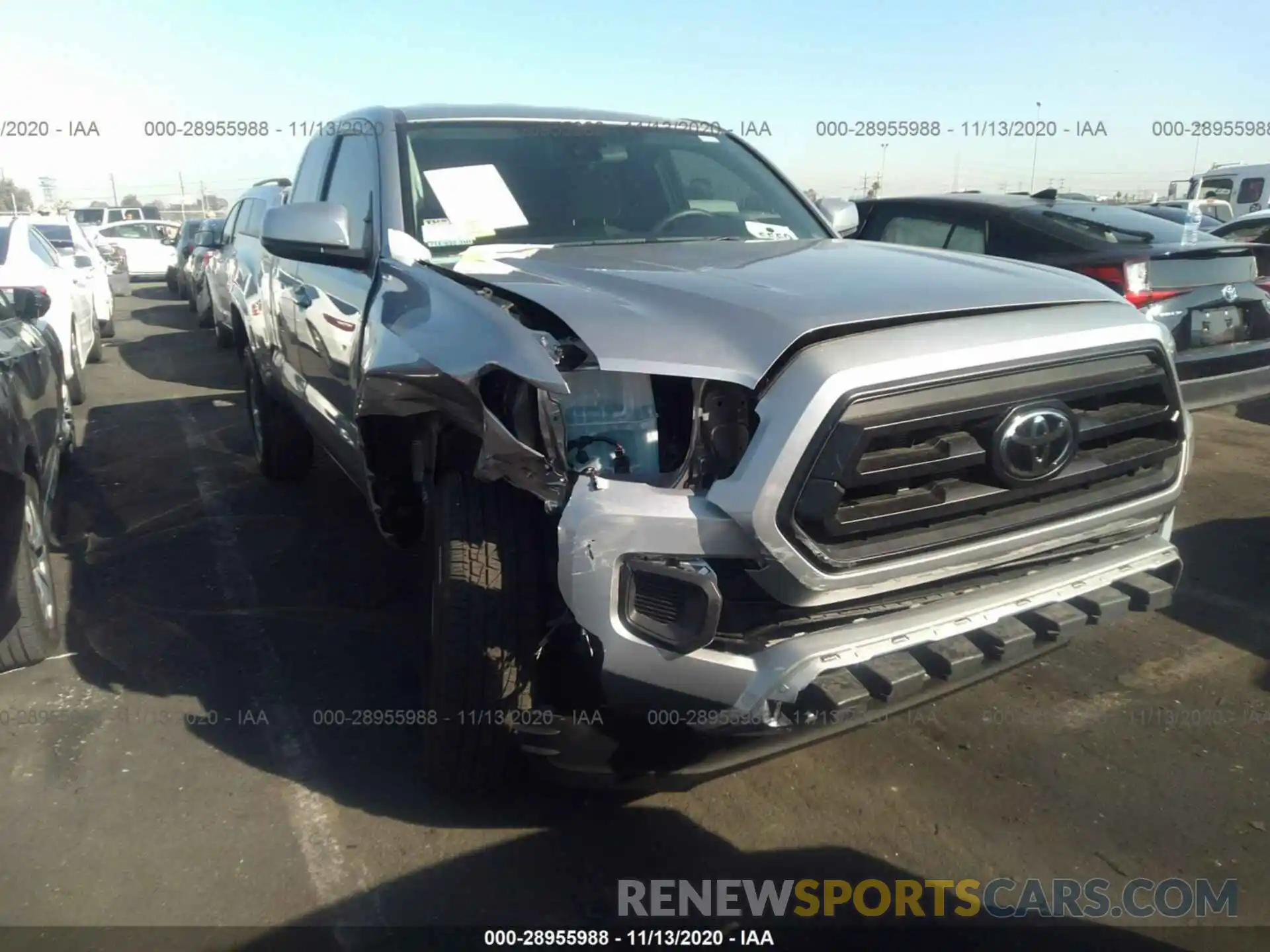 6 Photograph of a damaged car 5TFRX5GN2LX166968 TOYOTA TACOMA 2WD 2020