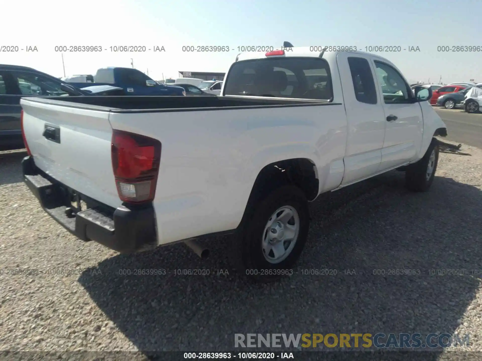 4 Photograph of a damaged car 5TFRX5GN2LX167859 TOYOTA TACOMA 2WD 2020