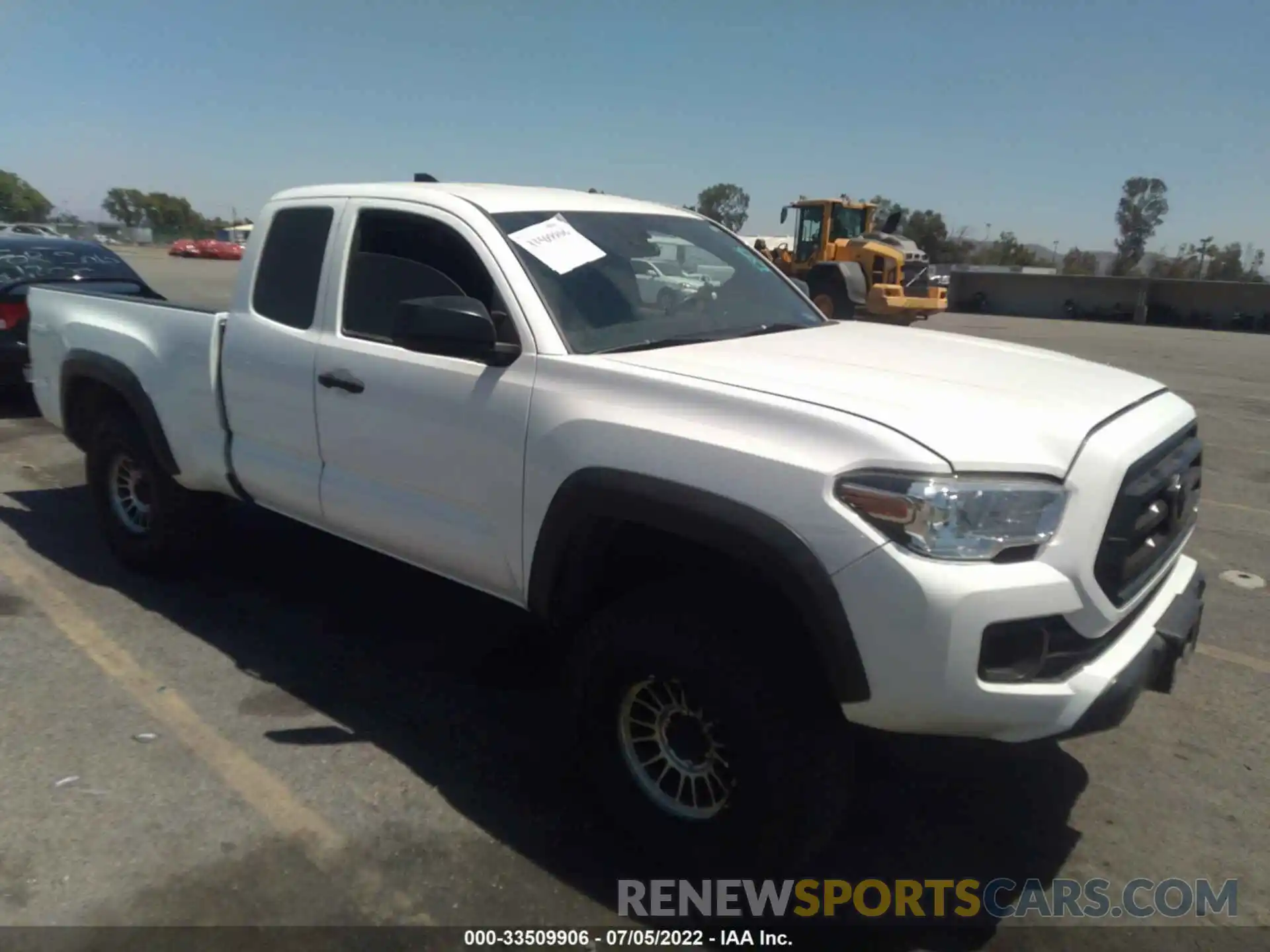 1 Photograph of a damaged car 5TFRX5GN2LX168297 TOYOTA TACOMA 2WD 2020