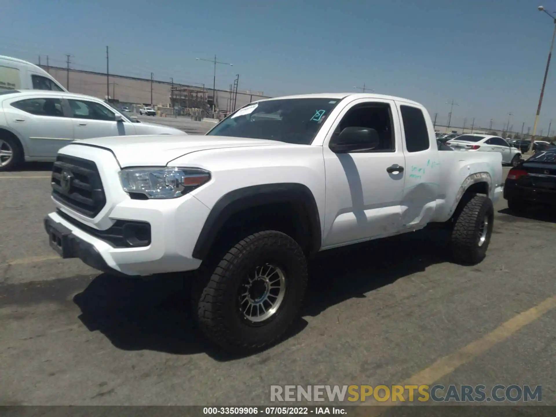 2 Photograph of a damaged car 5TFRX5GN2LX168297 TOYOTA TACOMA 2WD 2020