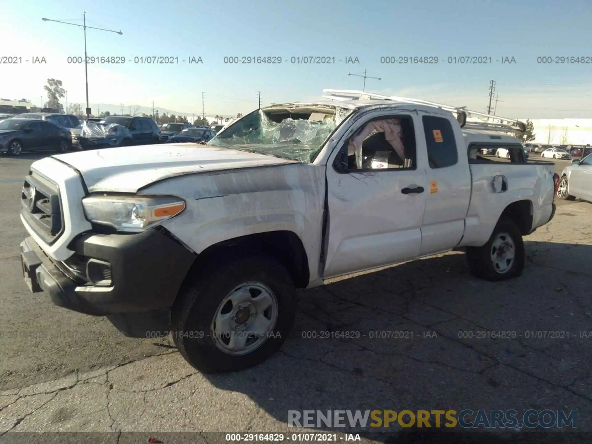 2 Photograph of a damaged car 5TFRX5GN2LX173547 TOYOTA TACOMA 2WD 2020
