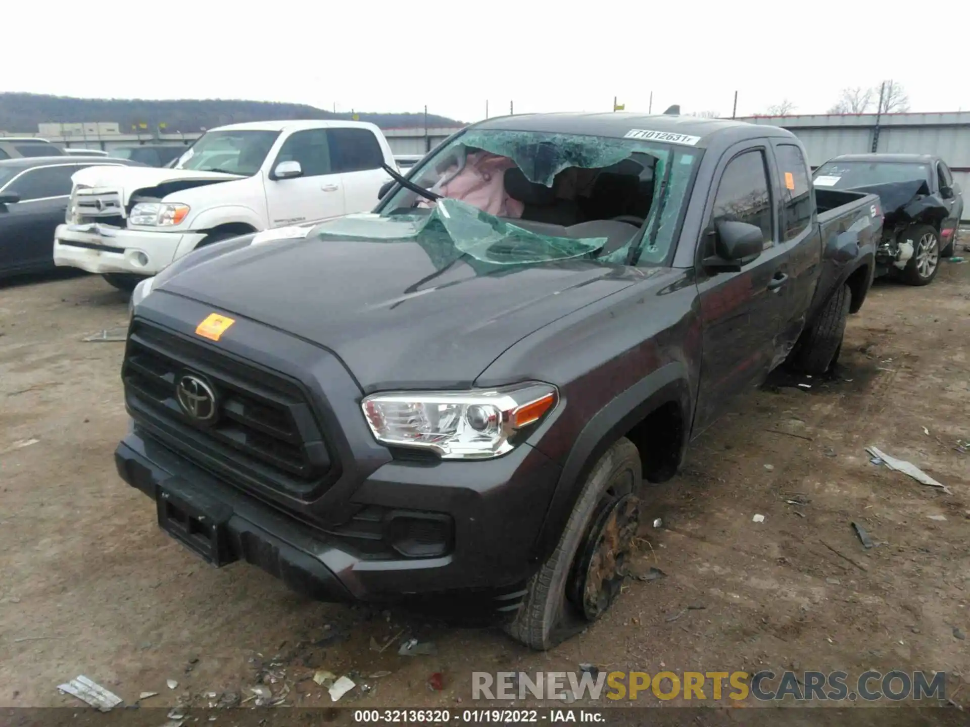 2 Photograph of a damaged car 5TFRX5GN2LX178215 TOYOTA TACOMA 2WD 2020