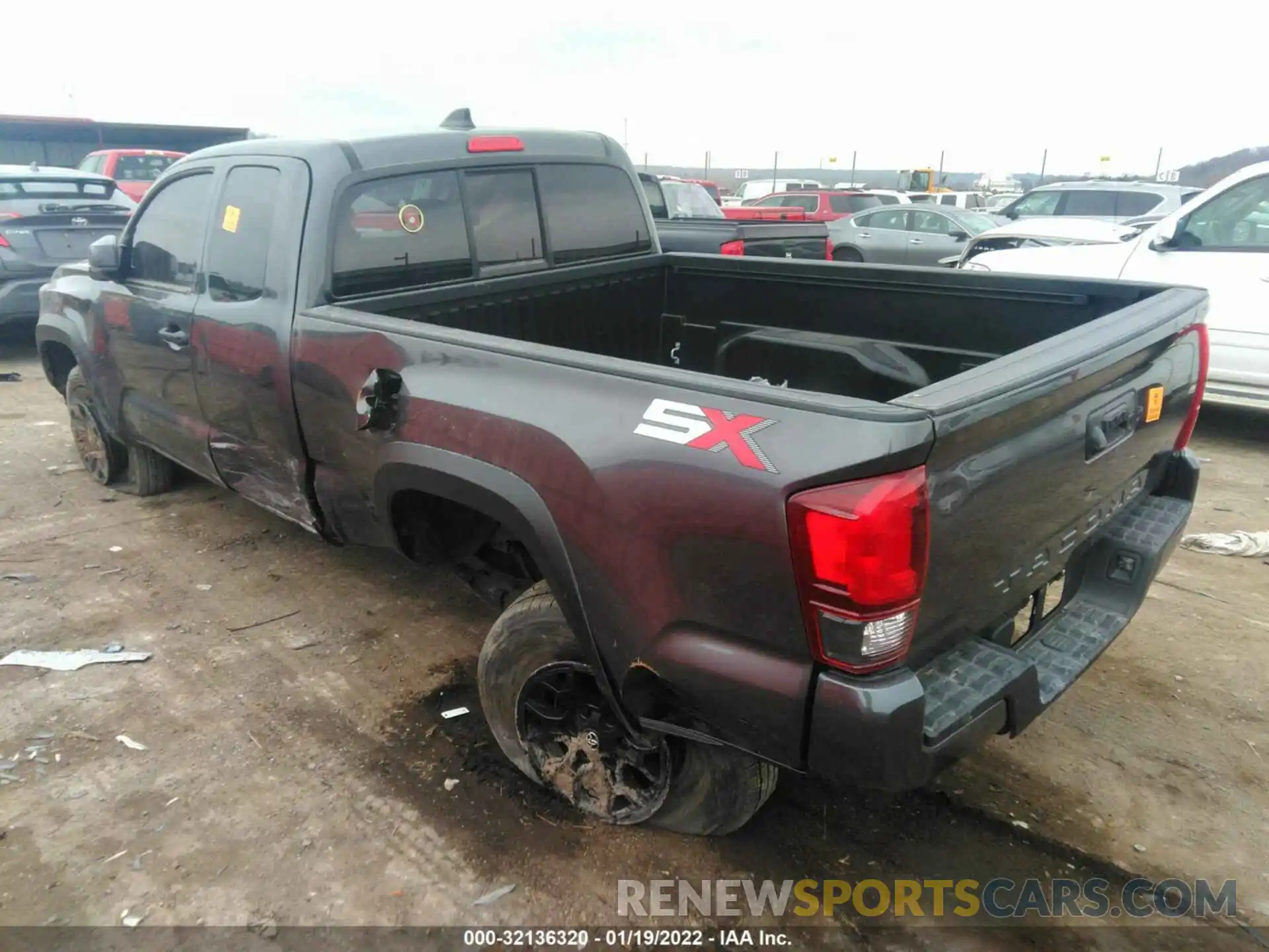 3 Photograph of a damaged car 5TFRX5GN2LX178215 TOYOTA TACOMA 2WD 2020