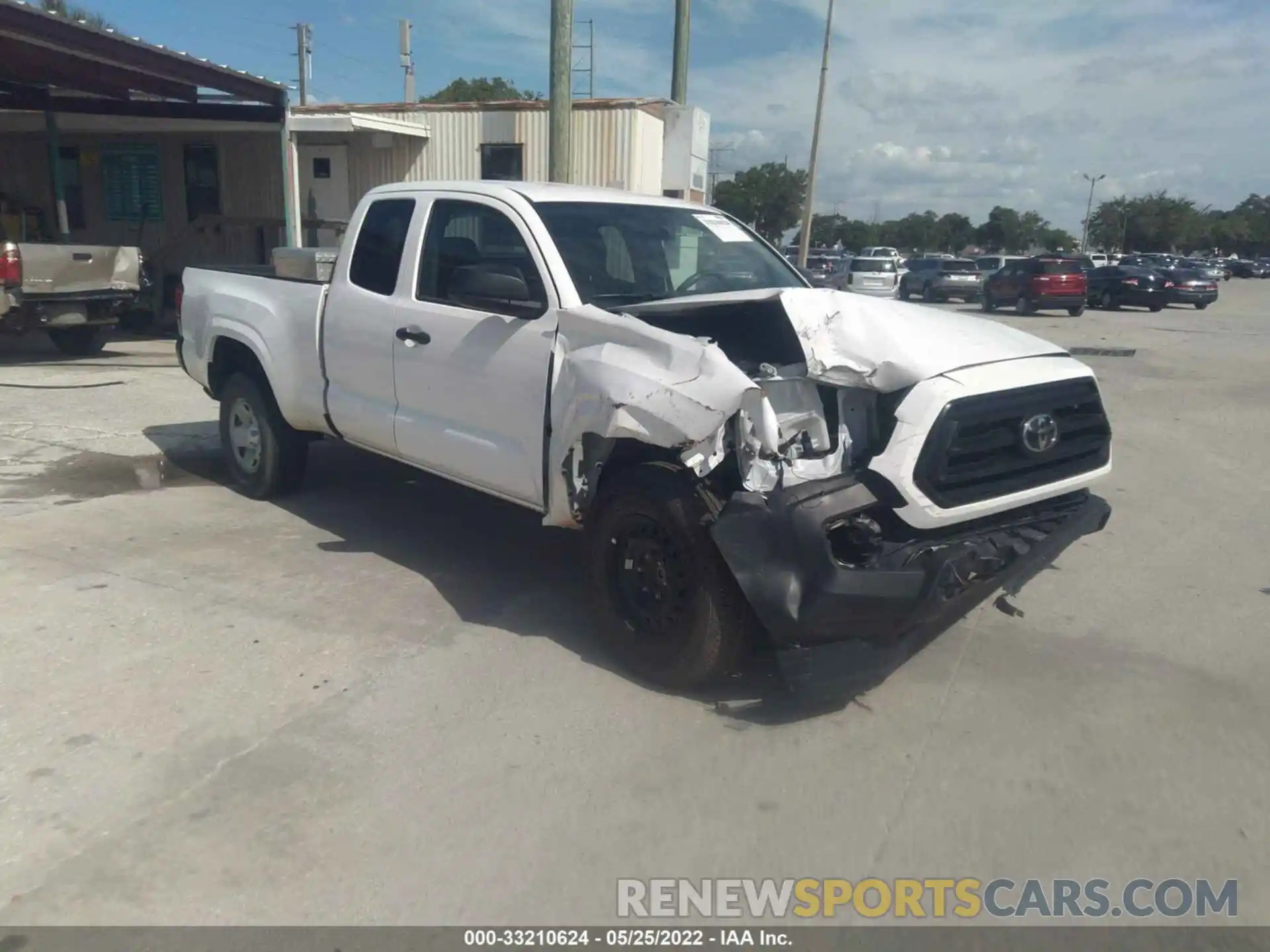 1 Photograph of a damaged car 5TFRX5GN3LX170334 TOYOTA TACOMA 2WD 2020