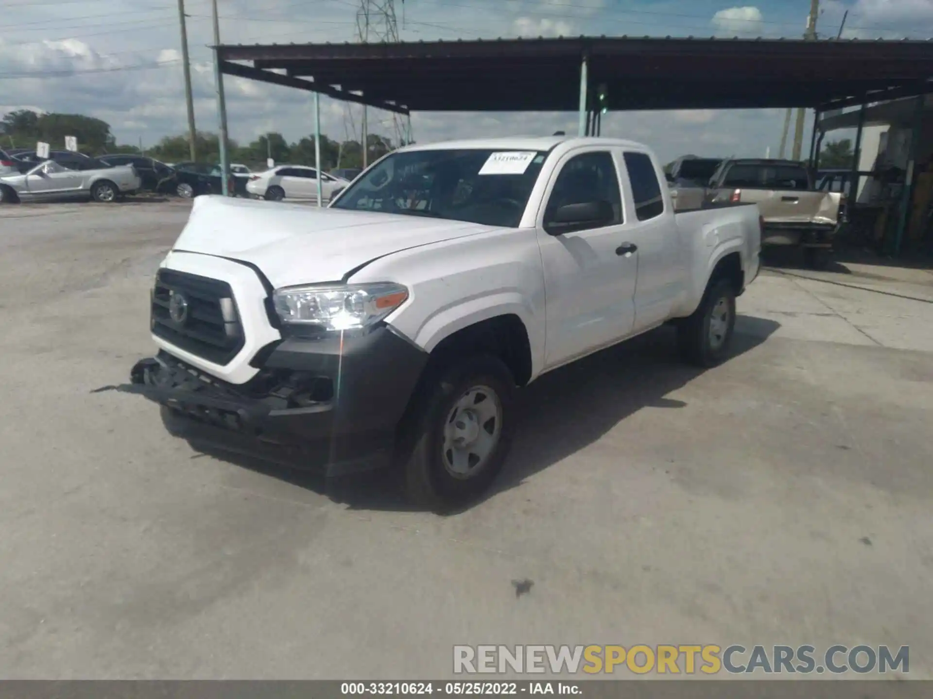 2 Фотография поврежденного автомобиля 5TFRX5GN3LX170334 TOYOTA TACOMA 2WD 2020