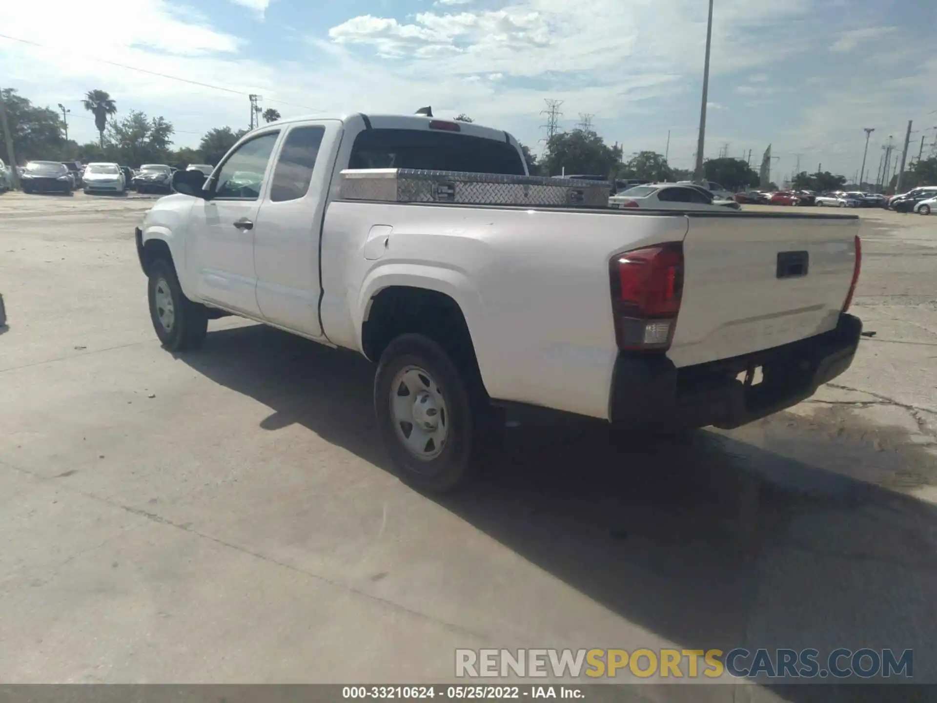 3 Photograph of a damaged car 5TFRX5GN3LX170334 TOYOTA TACOMA 2WD 2020