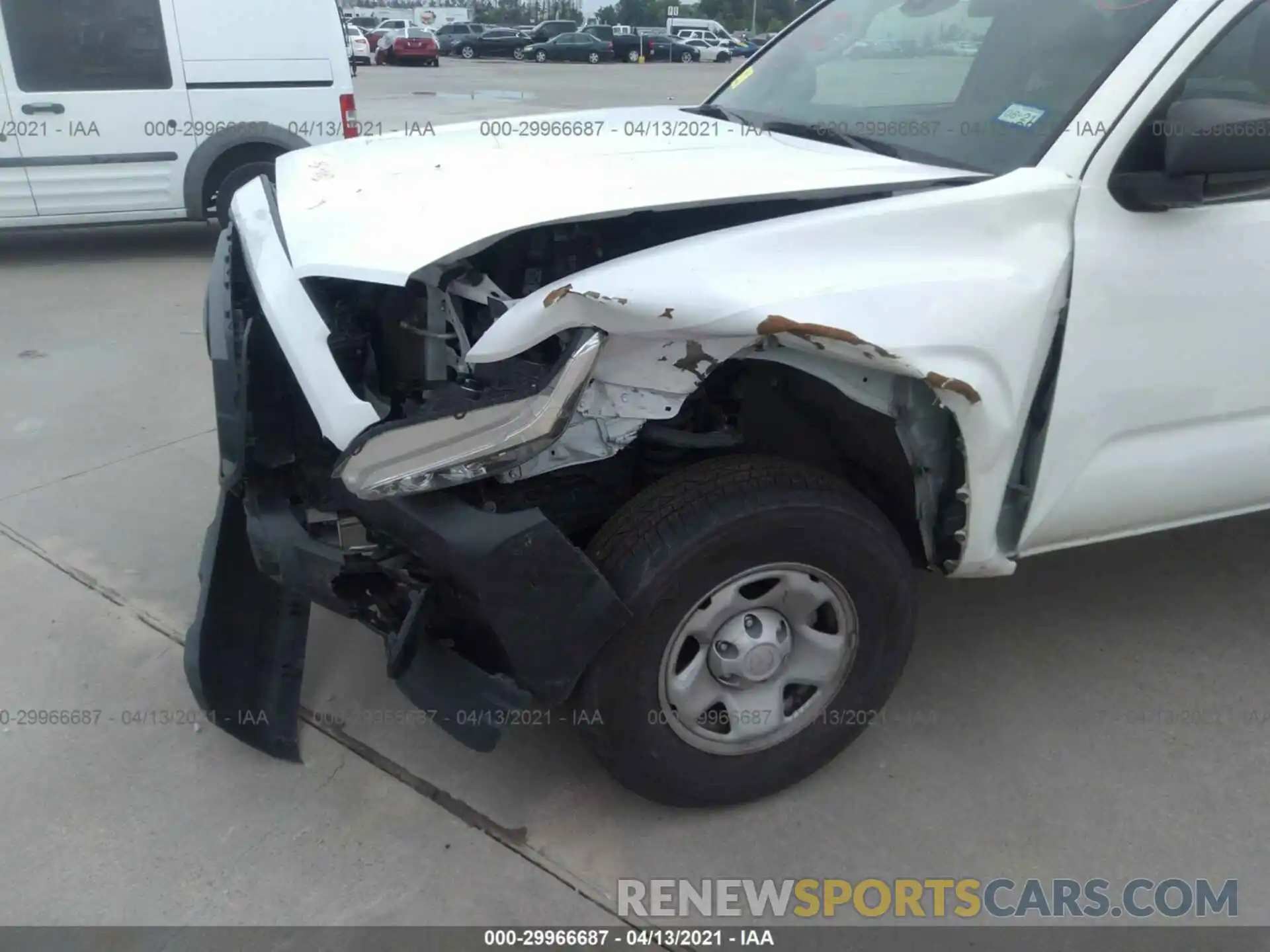 6 Photograph of a damaged car 5TFRX5GN3LX182872 TOYOTA TACOMA 2WD 2020