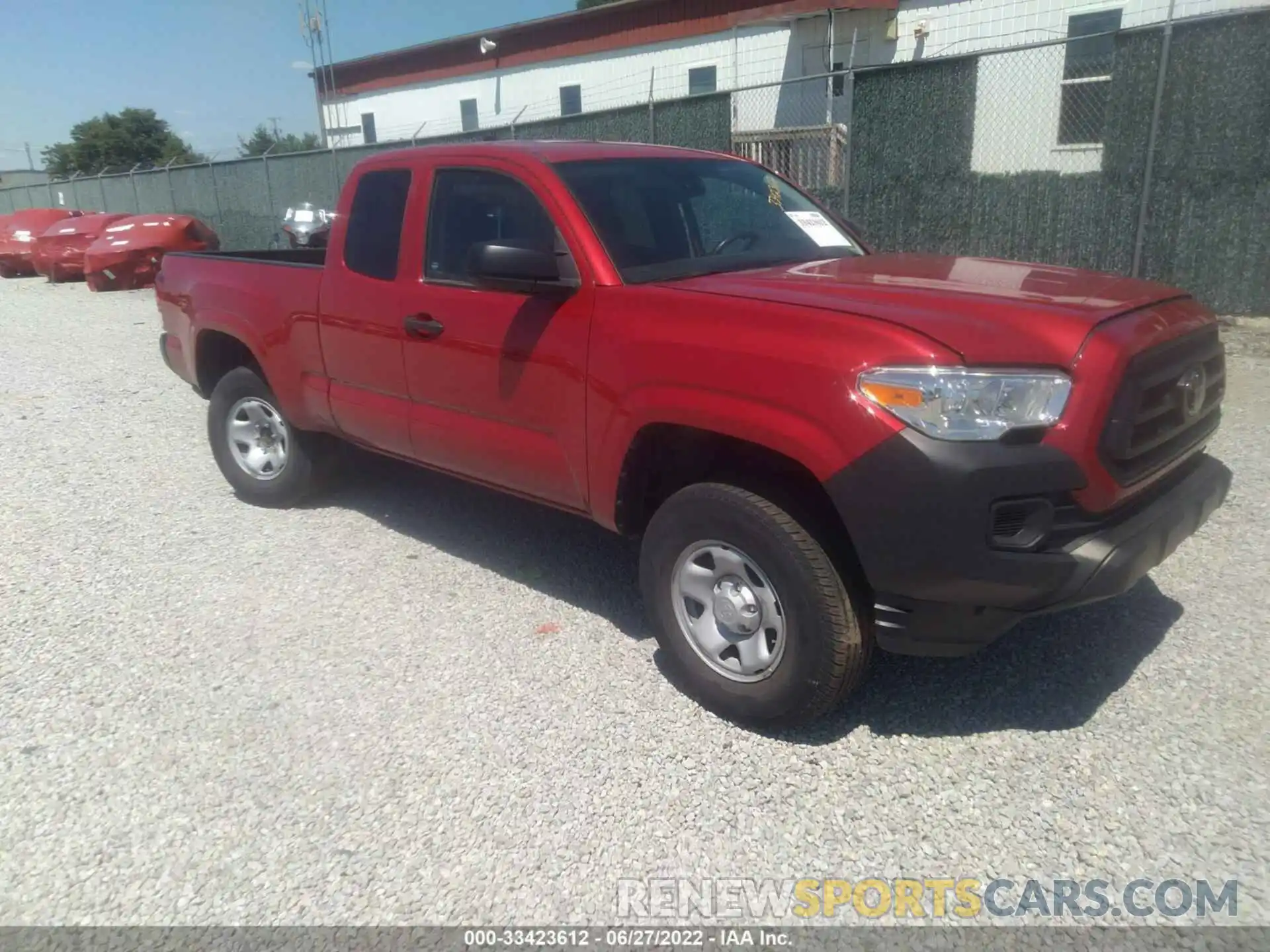 1 Photograph of a damaged car 5TFRX5GN4LX173484 TOYOTA TACOMA 2WD 2020