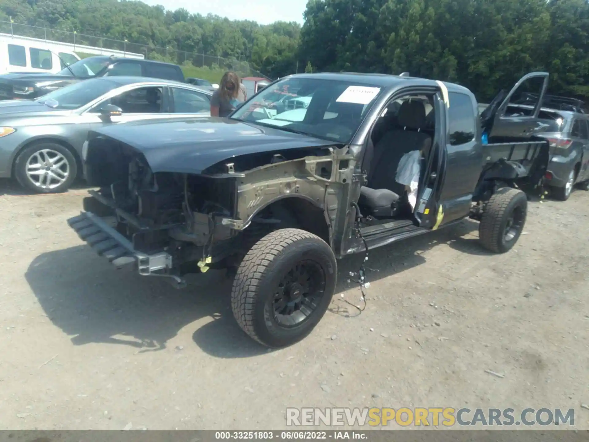 6 Photograph of a damaged car 5TFRX5GN5LX166009 TOYOTA TACOMA 2WD 2020