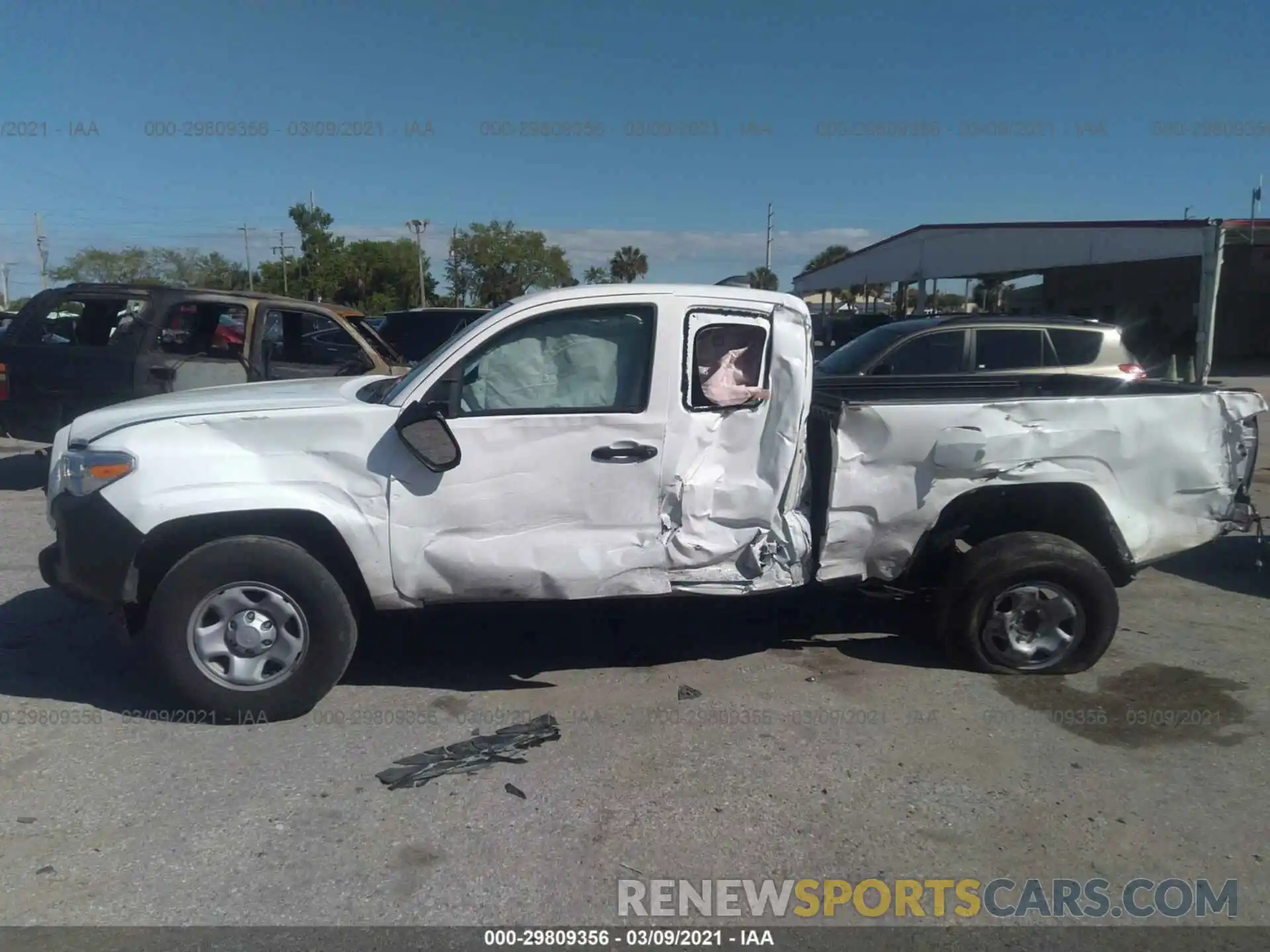 6 Photograph of a damaged car 5TFRX5GN5LX169704 TOYOTA TACOMA 2WD 2020