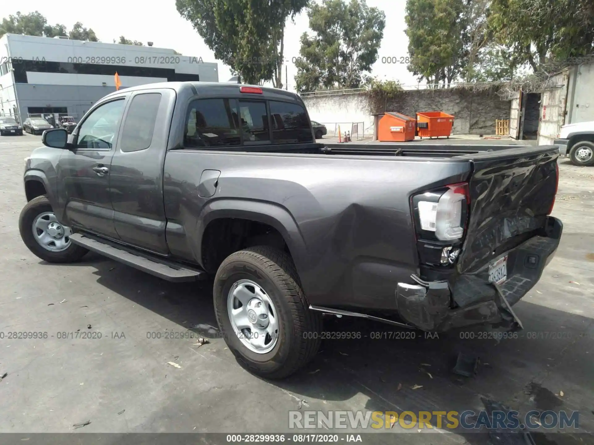 3 Фотография поврежденного автомобиля 5TFRX5GN5LX170738 TOYOTA TACOMA 2WD 2020