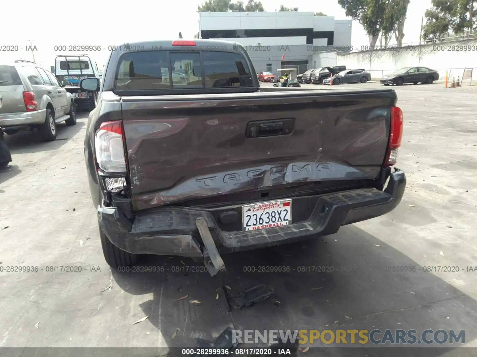 6 Photograph of a damaged car 5TFRX5GN5LX170738 TOYOTA TACOMA 2WD 2020