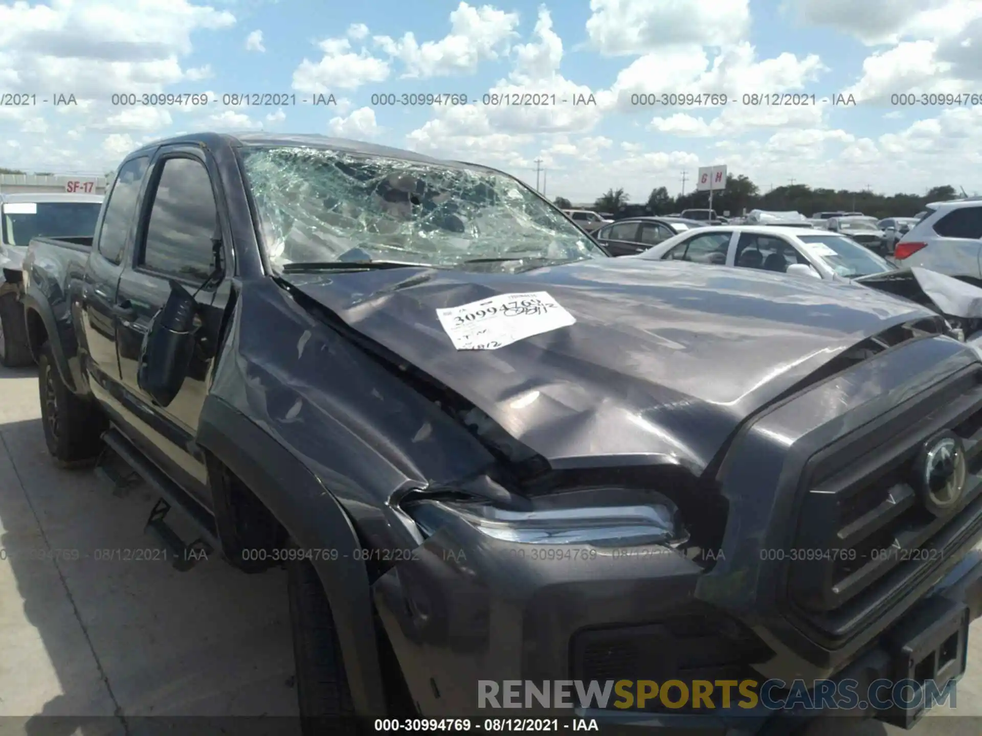 6 Photograph of a damaged car 5TFRX5GN5LX177320 TOYOTA TACOMA 2WD 2020