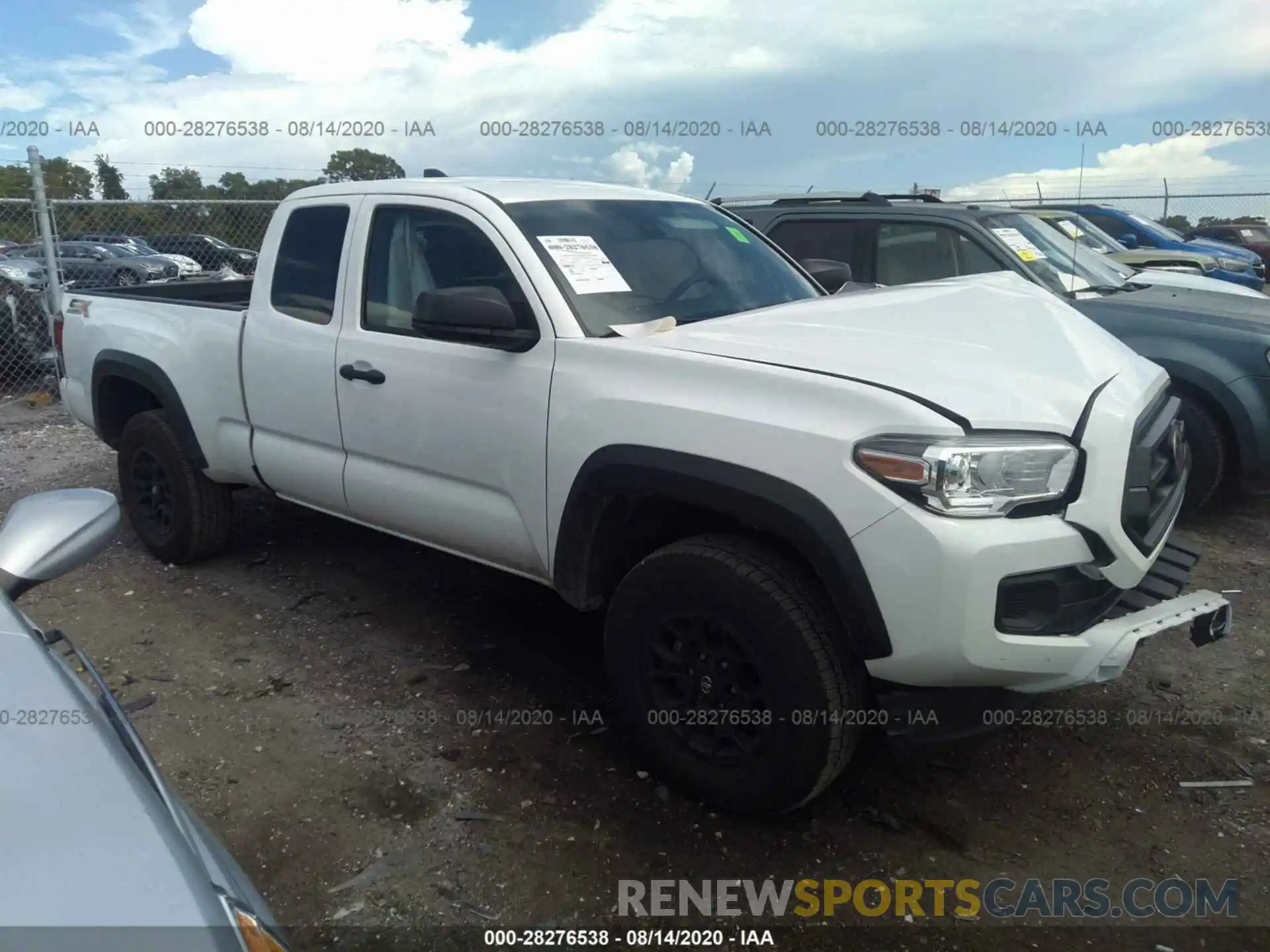 1 Фотография поврежденного автомобиля 5TFRX5GN6LX166519 TOYOTA TACOMA 2WD 2020