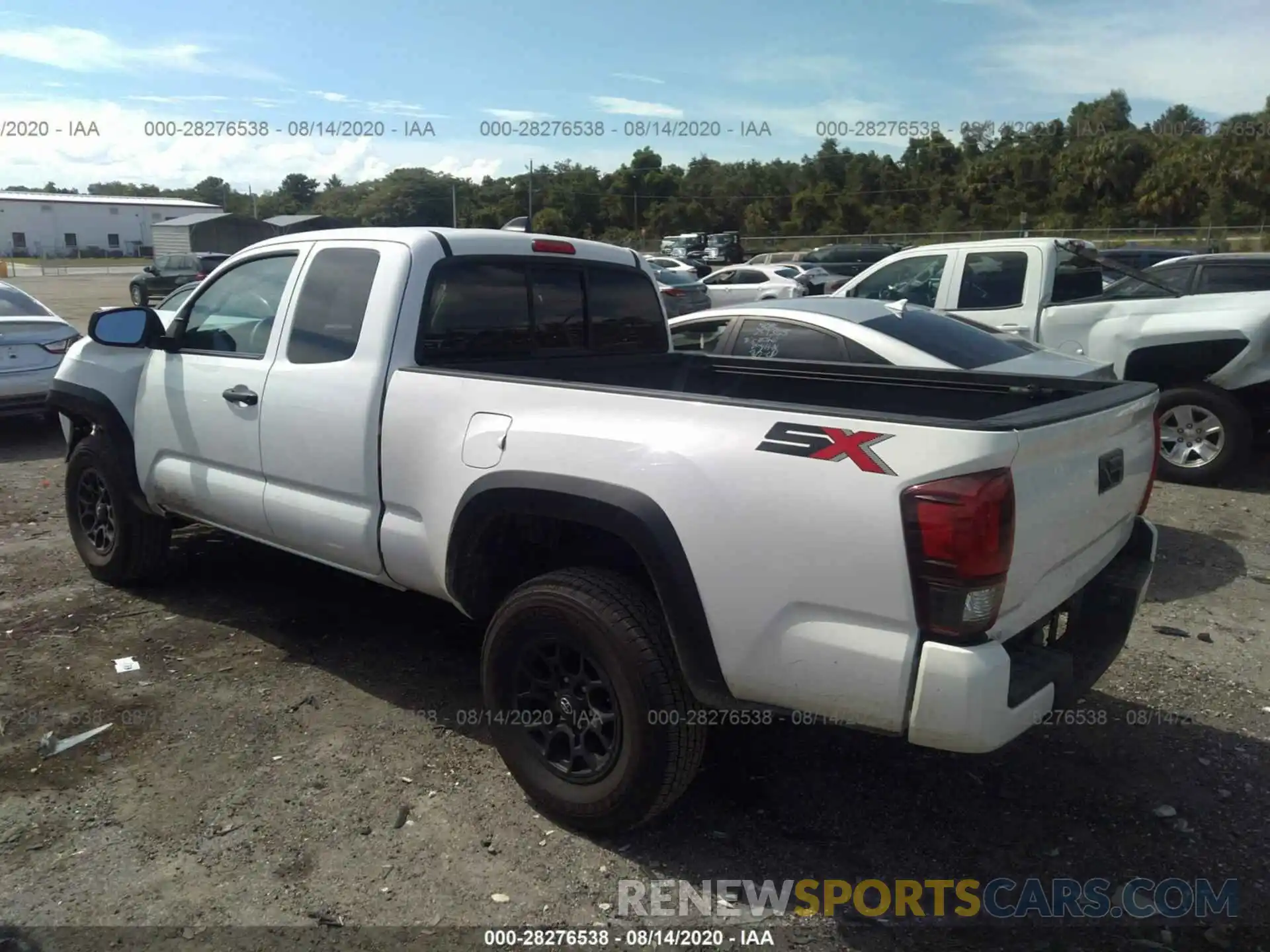 3 Фотография поврежденного автомобиля 5TFRX5GN6LX166519 TOYOTA TACOMA 2WD 2020