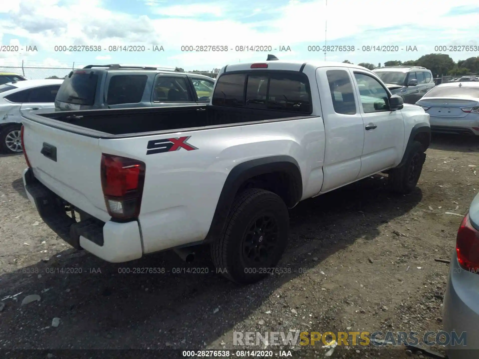 4 Фотография поврежденного автомобиля 5TFRX5GN6LX166519 TOYOTA TACOMA 2WD 2020