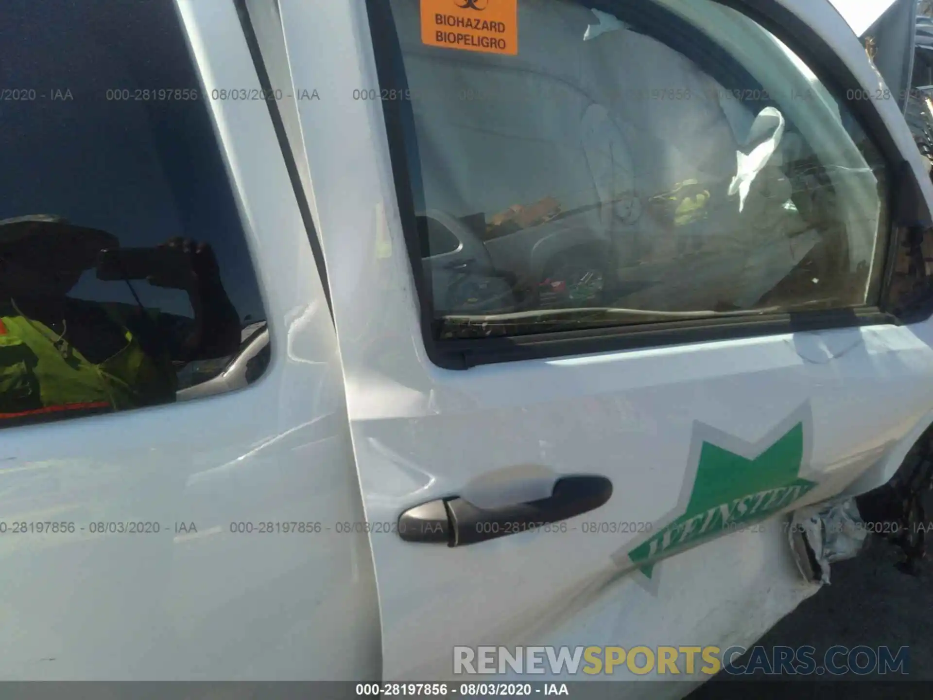 5 Photograph of a damaged car 5TFRX5GN6LX167959 TOYOTA TACOMA 2WD 2020