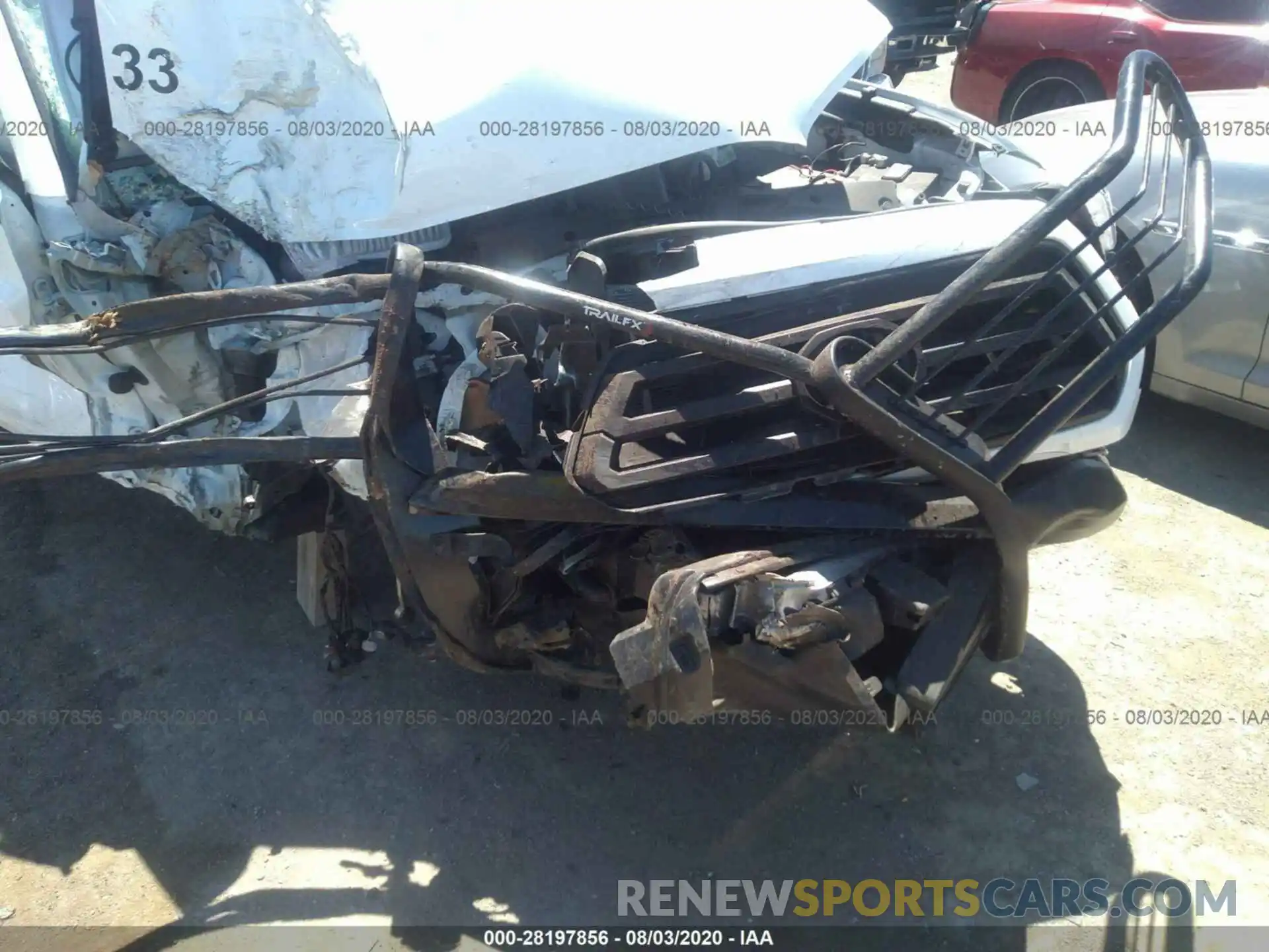 6 Photograph of a damaged car 5TFRX5GN6LX167959 TOYOTA TACOMA 2WD 2020