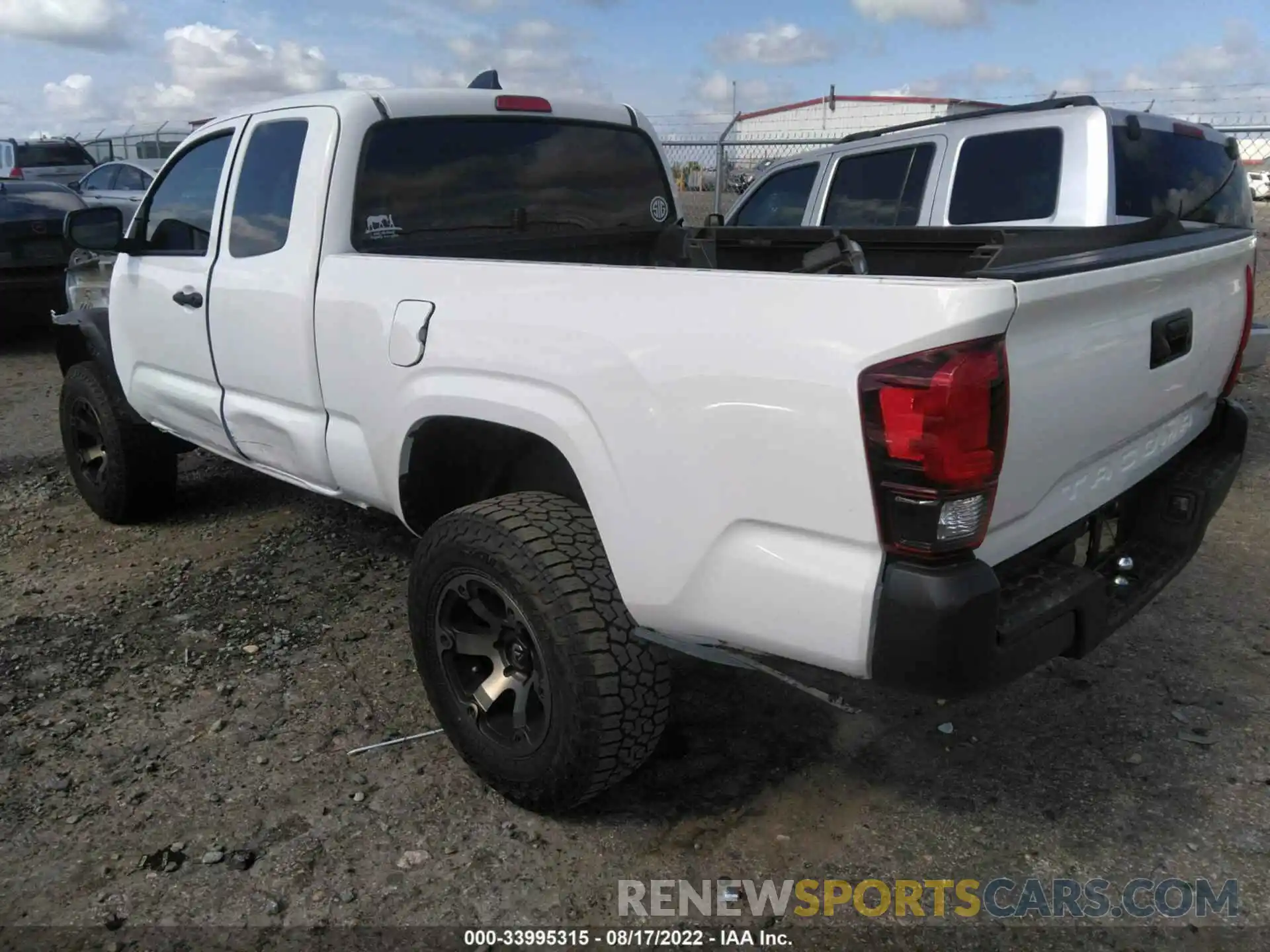 3 Photograph of a damaged car 5TFRX5GN6LX172739 TOYOTA TACOMA 2WD 2020