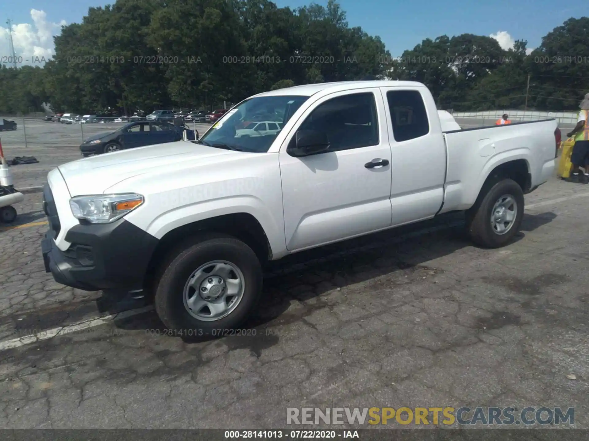 2 Photograph of a damaged car 5TFRX5GN7LX165590 TOYOTA TACOMA 2WD 2020