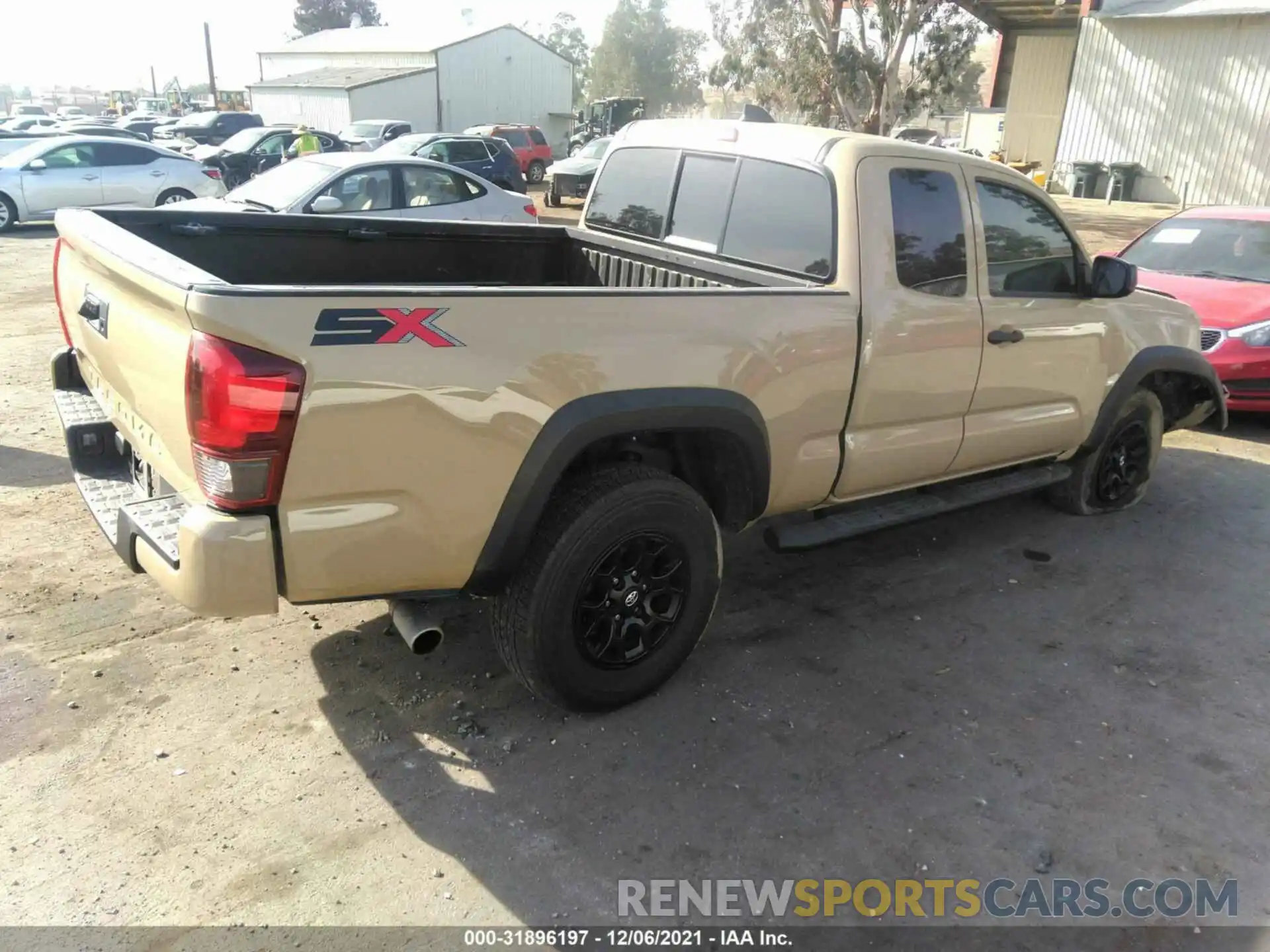 4 Фотография поврежденного автомобиля 5TFRX5GN7LX166447 TOYOTA TACOMA 2WD 2020