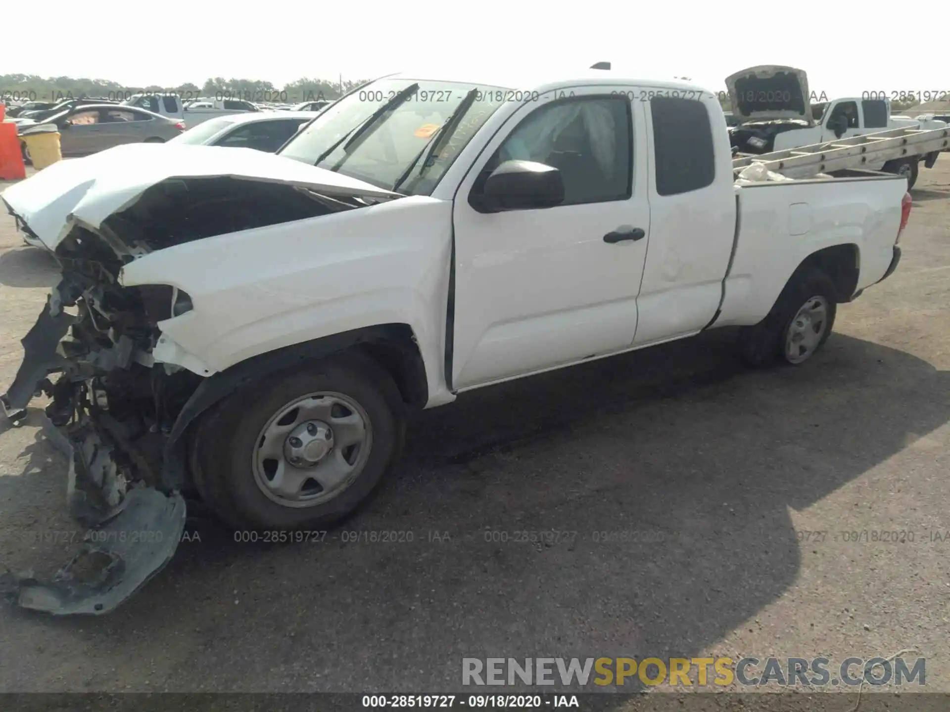 2 Photograph of a damaged car 5TFRX5GN7LX174287 TOYOTA TACOMA 2WD 2020