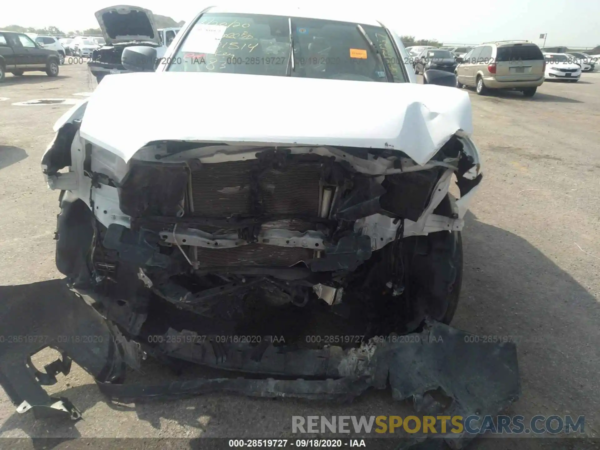 6 Photograph of a damaged car 5TFRX5GN7LX174287 TOYOTA TACOMA 2WD 2020