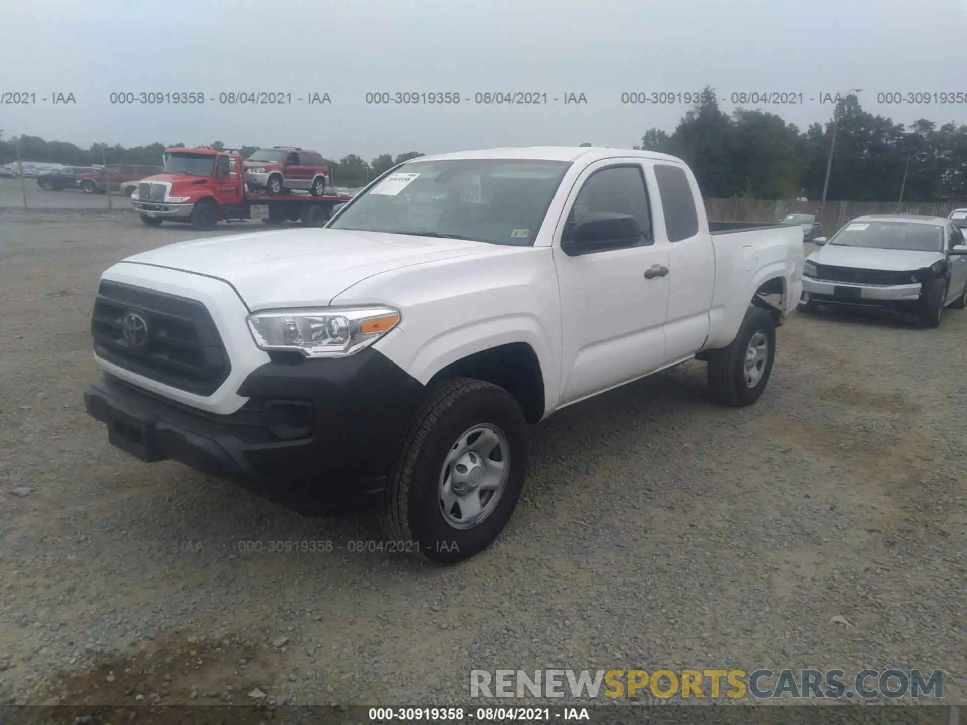 2 Photograph of a damaged car 5TFRX5GN7LX177366 TOYOTA TACOMA 2WD 2020