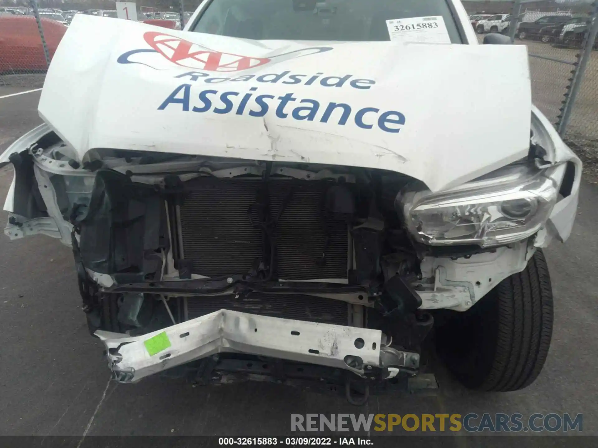 10 Photograph of a damaged car 5TFRX5GN8LX166280 TOYOTA TACOMA 2WD 2020