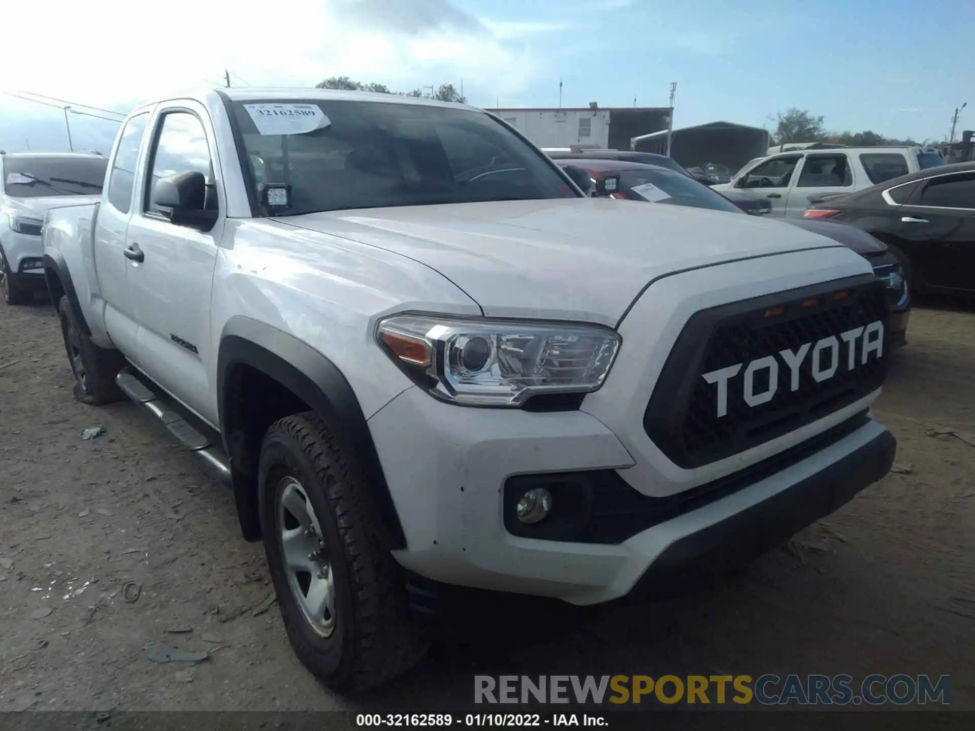 1 Photograph of a damaged car 5TFRX5GN8LX168398 TOYOTA TACOMA 2WD 2020