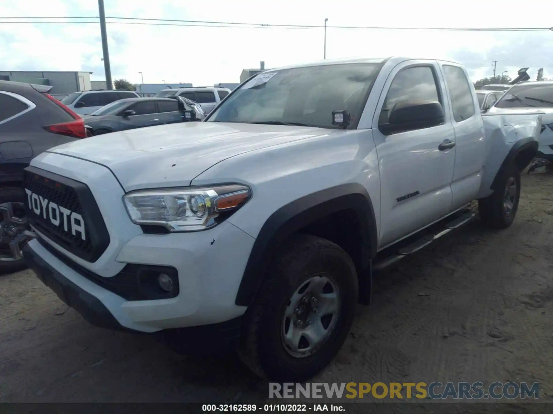 2 Photograph of a damaged car 5TFRX5GN8LX168398 TOYOTA TACOMA 2WD 2020