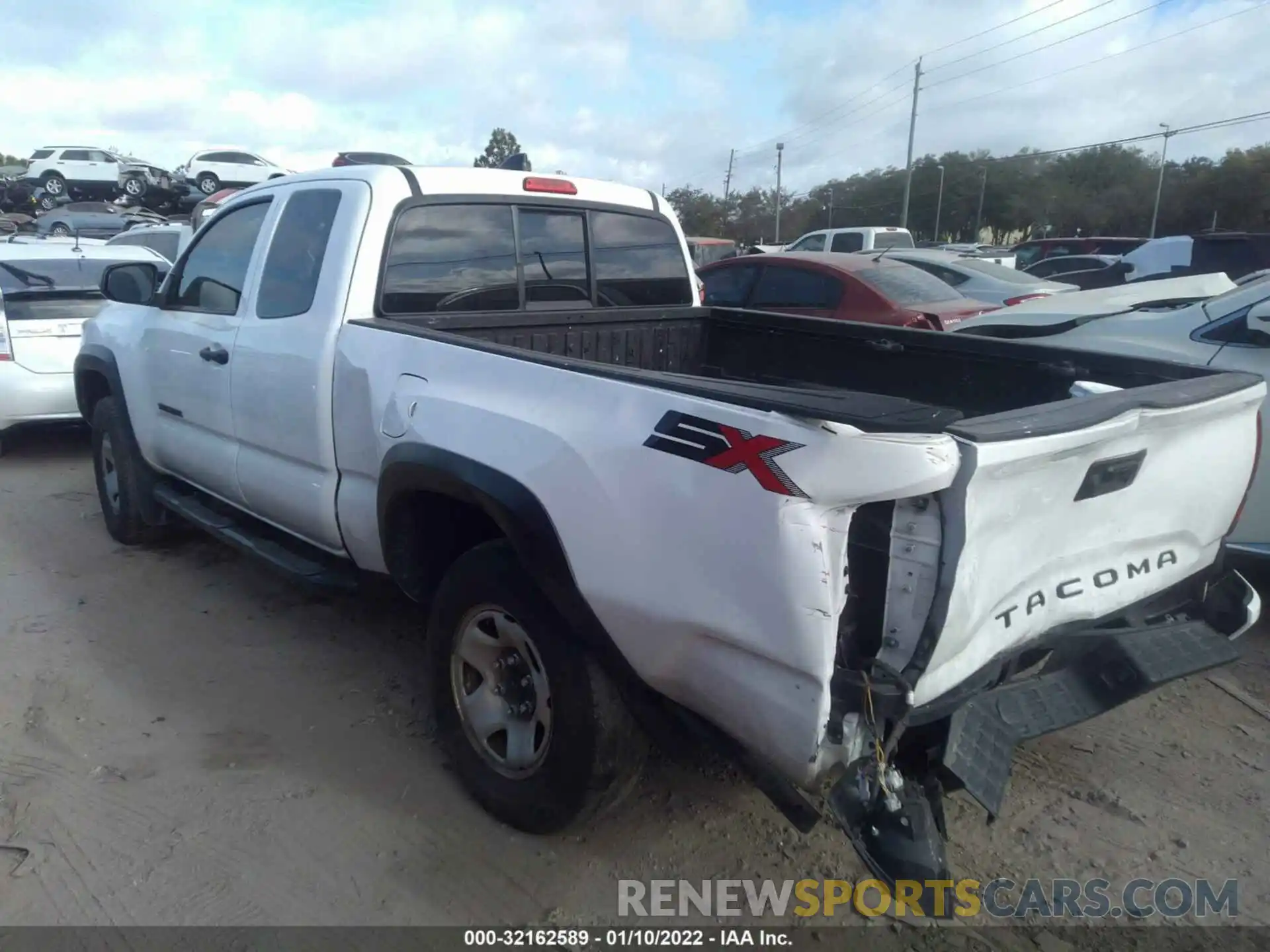 3 Photograph of a damaged car 5TFRX5GN8LX168398 TOYOTA TACOMA 2WD 2020