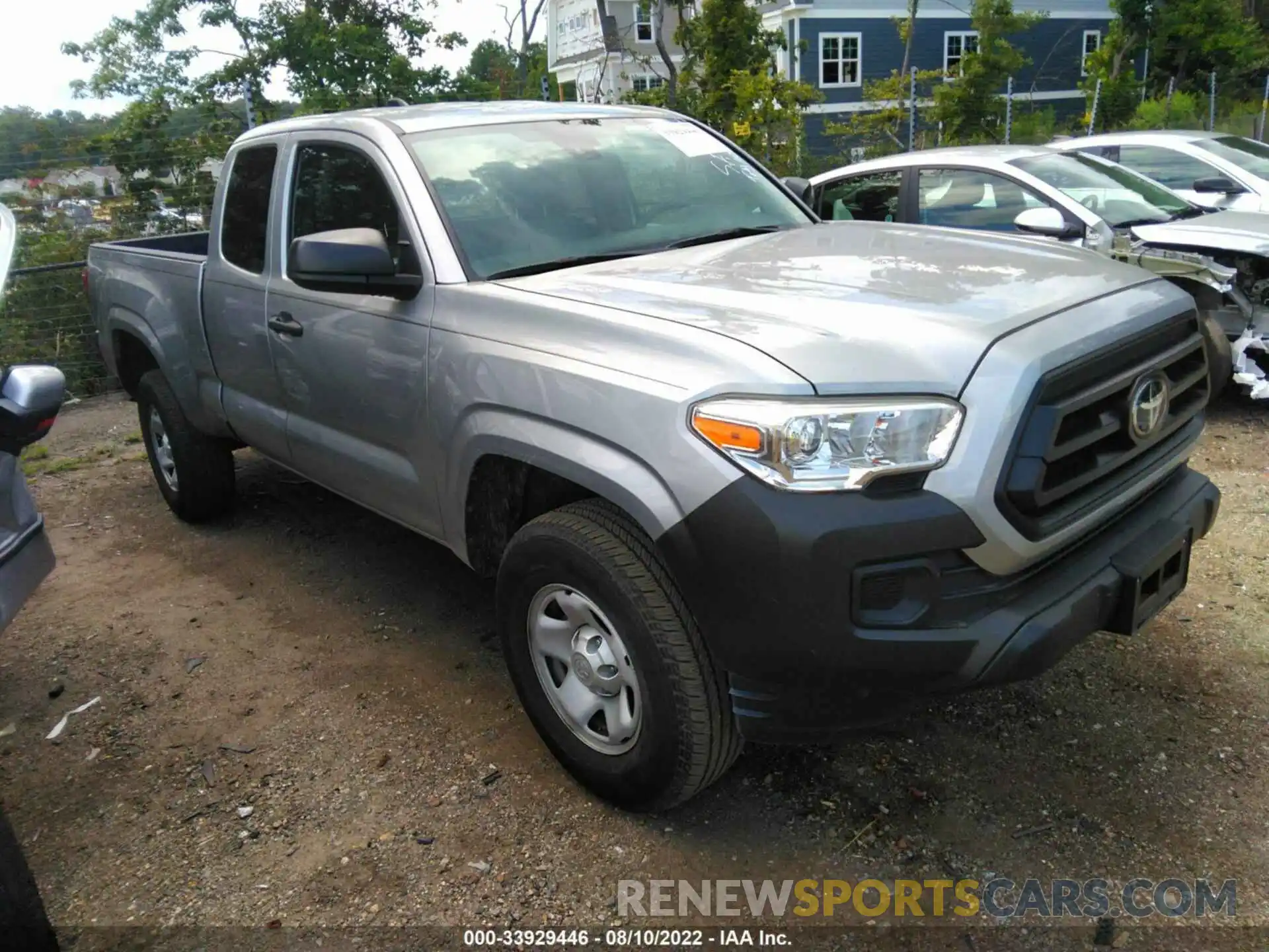 1 Photograph of a damaged car 5TFRX5GN8LX172306 TOYOTA TACOMA 2WD 2020