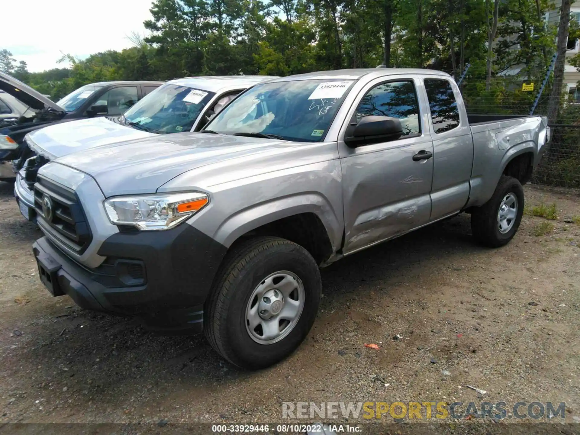 2 Photograph of a damaged car 5TFRX5GN8LX172306 TOYOTA TACOMA 2WD 2020