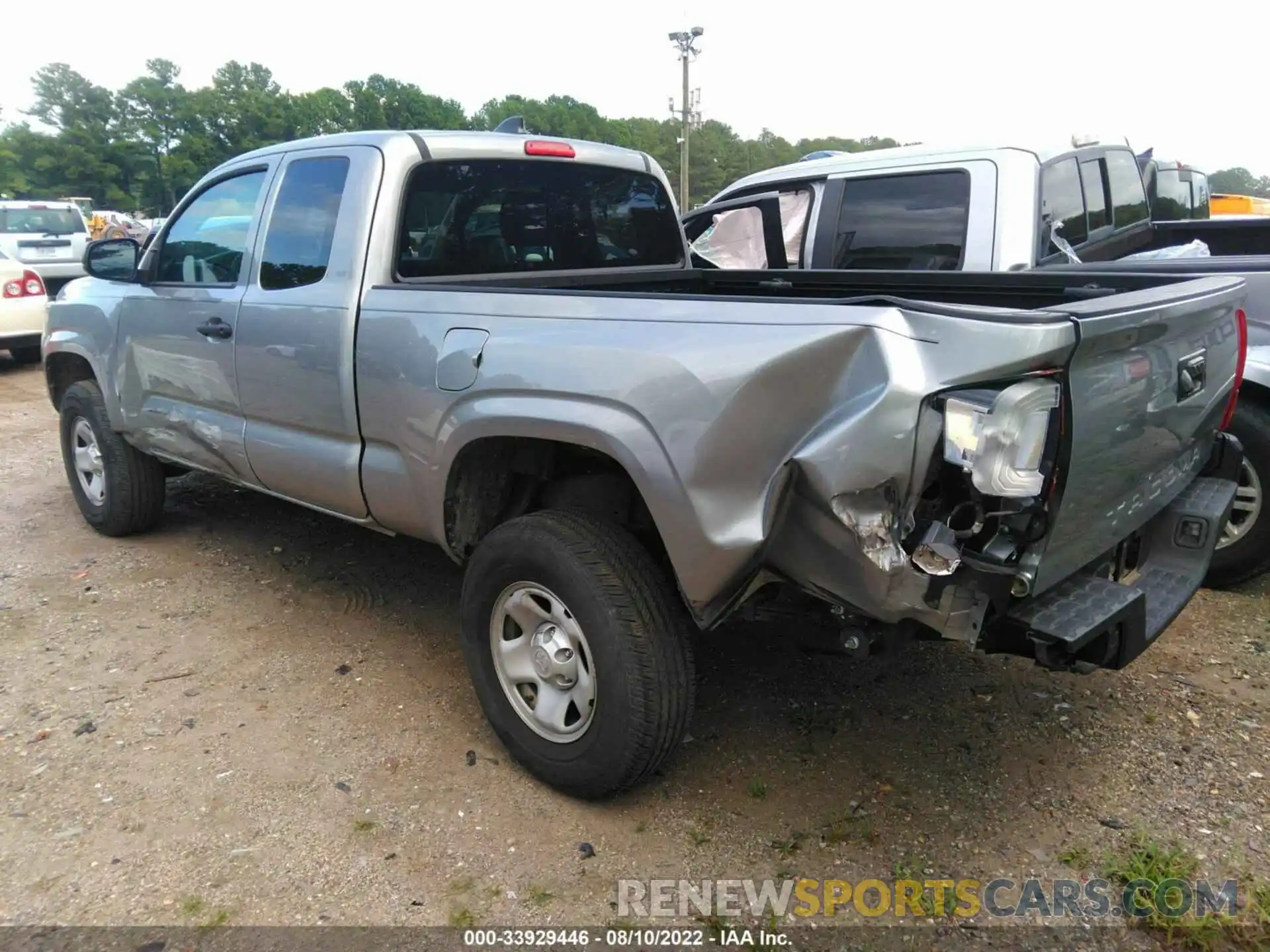 3 Фотография поврежденного автомобиля 5TFRX5GN8LX172306 TOYOTA TACOMA 2WD 2020