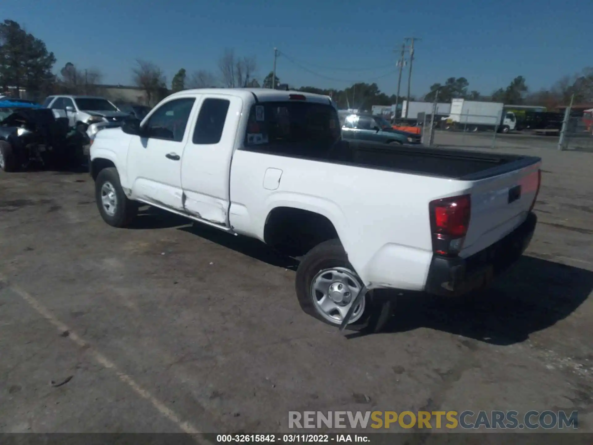 3 Photograph of a damaged car 5TFRX5GN8LX183144 TOYOTA TACOMA 2WD 2020