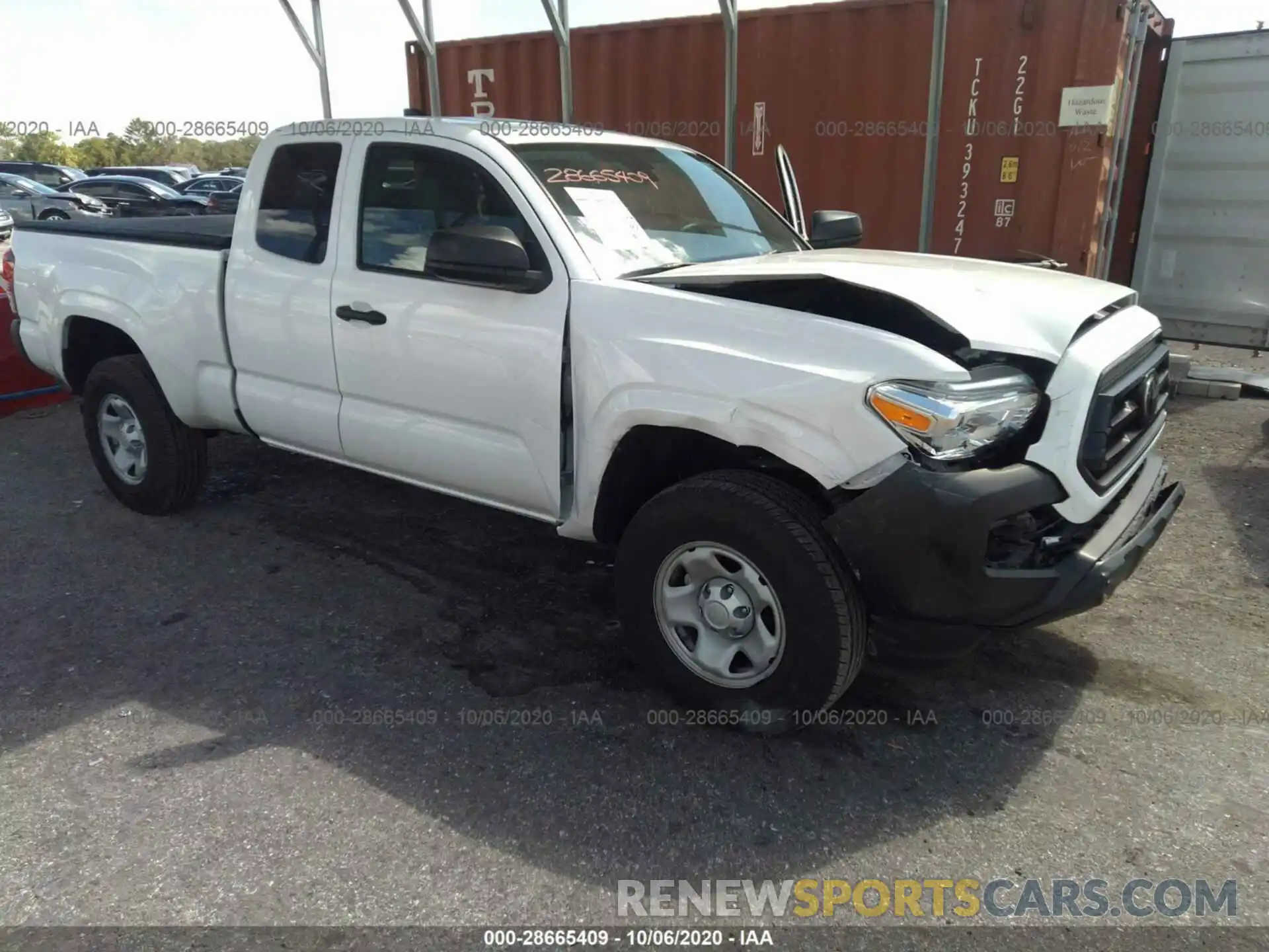 1 Фотография поврежденного автомобиля 5TFRX5GN9LX171570 TOYOTA TACOMA 2WD 2020