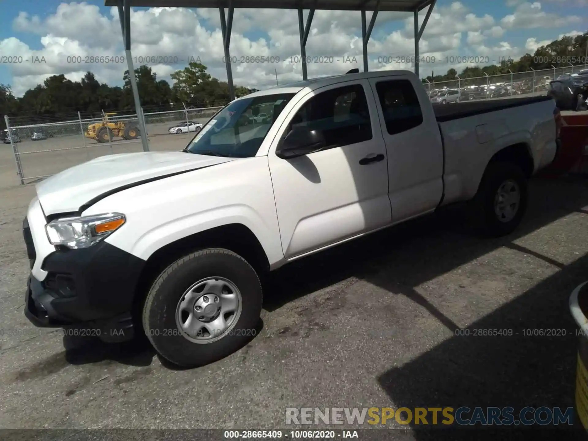 2 Photograph of a damaged car 5TFRX5GN9LX171570 TOYOTA TACOMA 2WD 2020