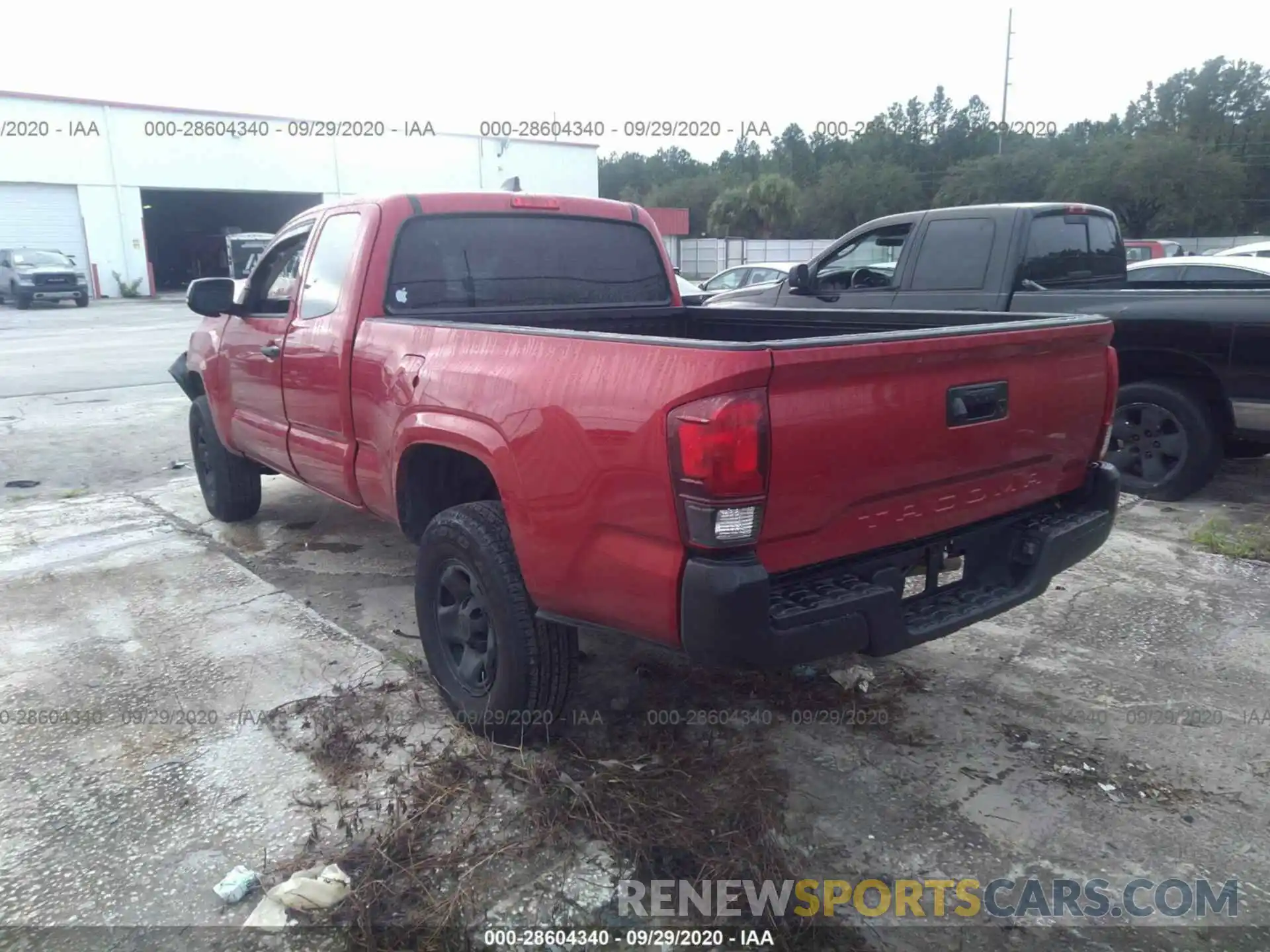 3 Photograph of a damaged car 5TFRX5GN9LX173142 TOYOTA TACOMA 2WD 2020