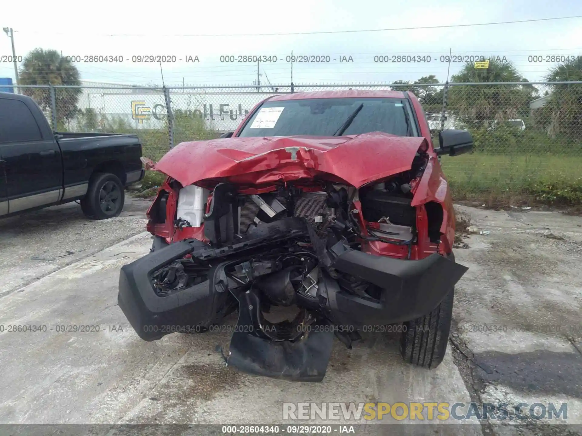 6 Фотография поврежденного автомобиля 5TFRX5GN9LX173142 TOYOTA TACOMA 2WD 2020