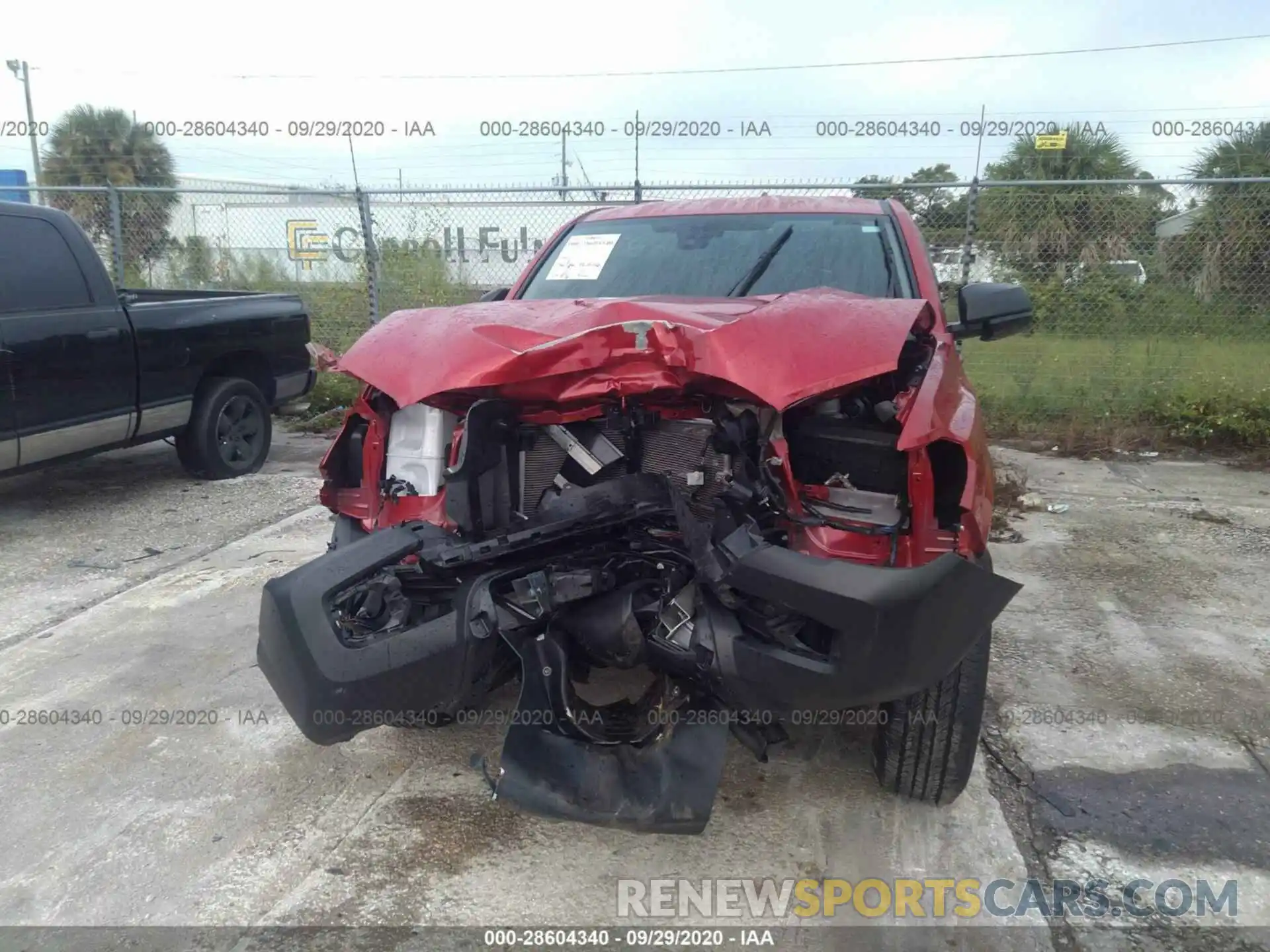 6 Photograph of a damaged car 5TFRX5GN9LX173142 TOYOTA TACOMA 2WD 2020