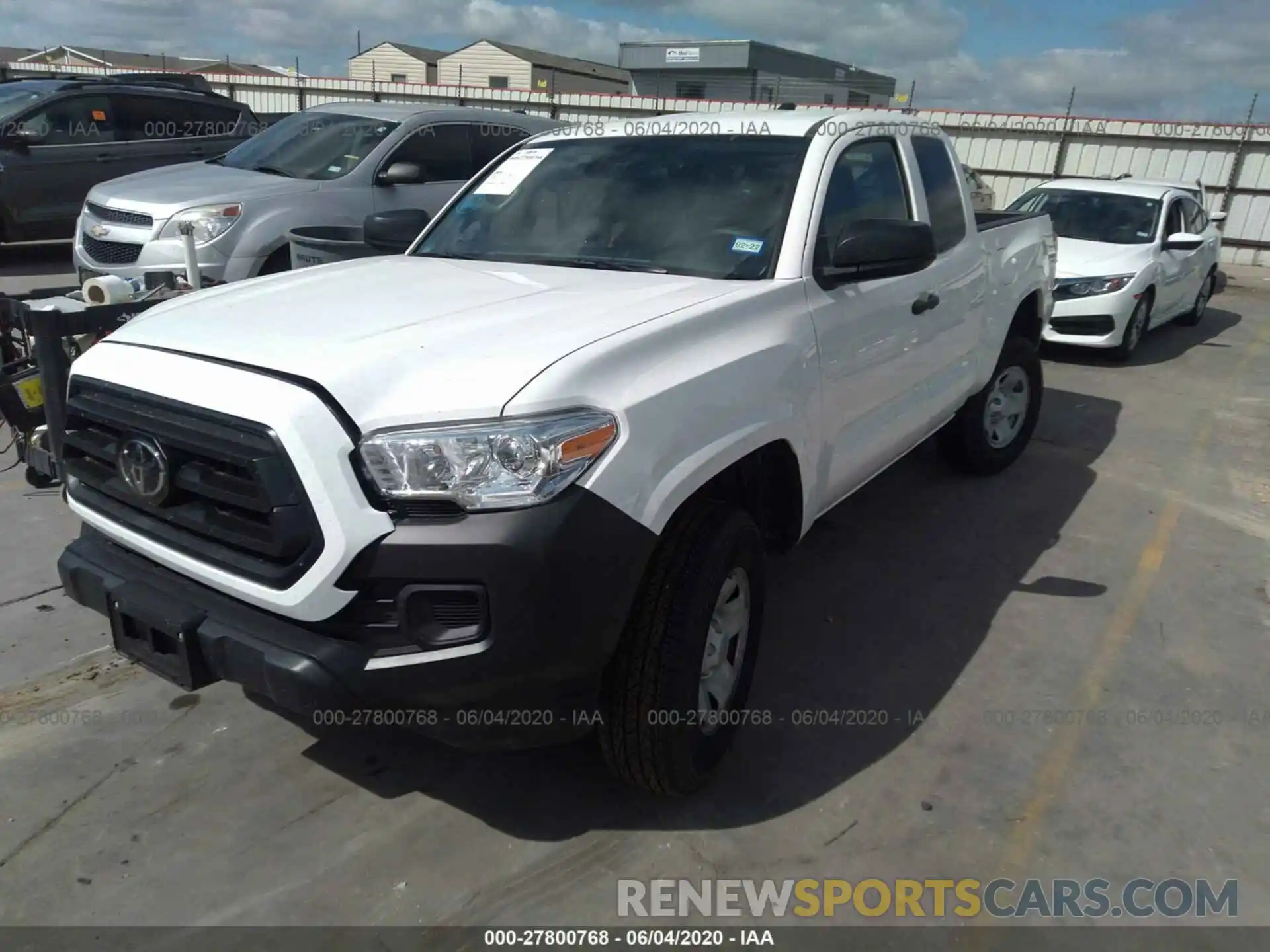 2 Photograph of a damaged car 5TFRX5GN9LX178146 TOYOTA TACOMA 2WD 2020