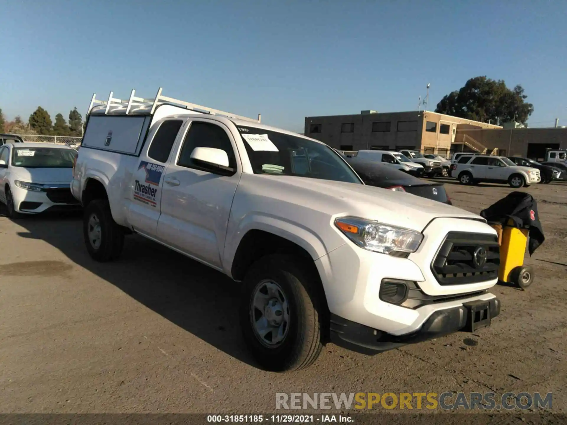 1 Photograph of a damaged car 5TFRX5GNXLX169178 TOYOTA TACOMA 2WD 2020