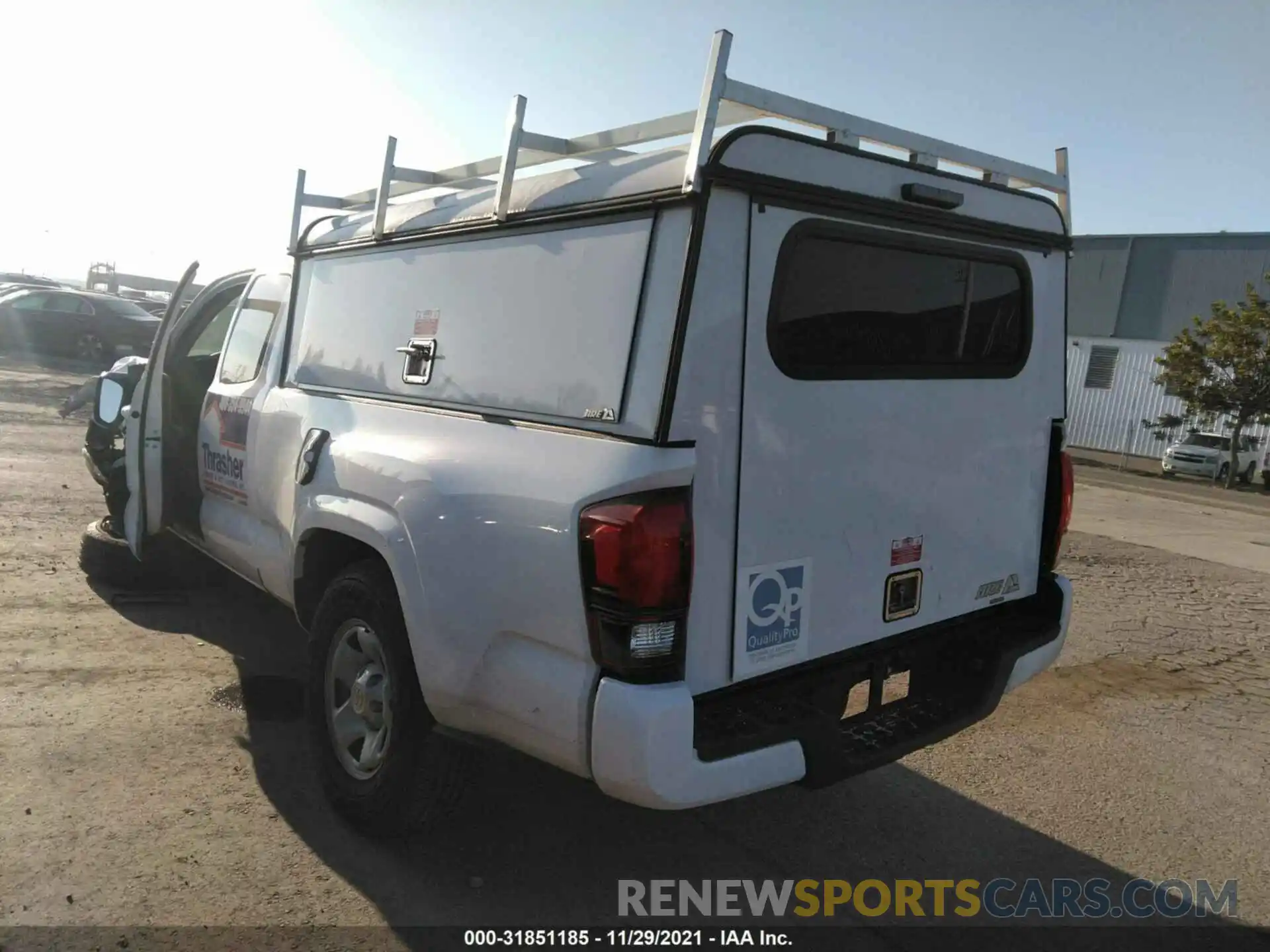 3 Photograph of a damaged car 5TFRX5GNXLX169178 TOYOTA TACOMA 2WD 2020