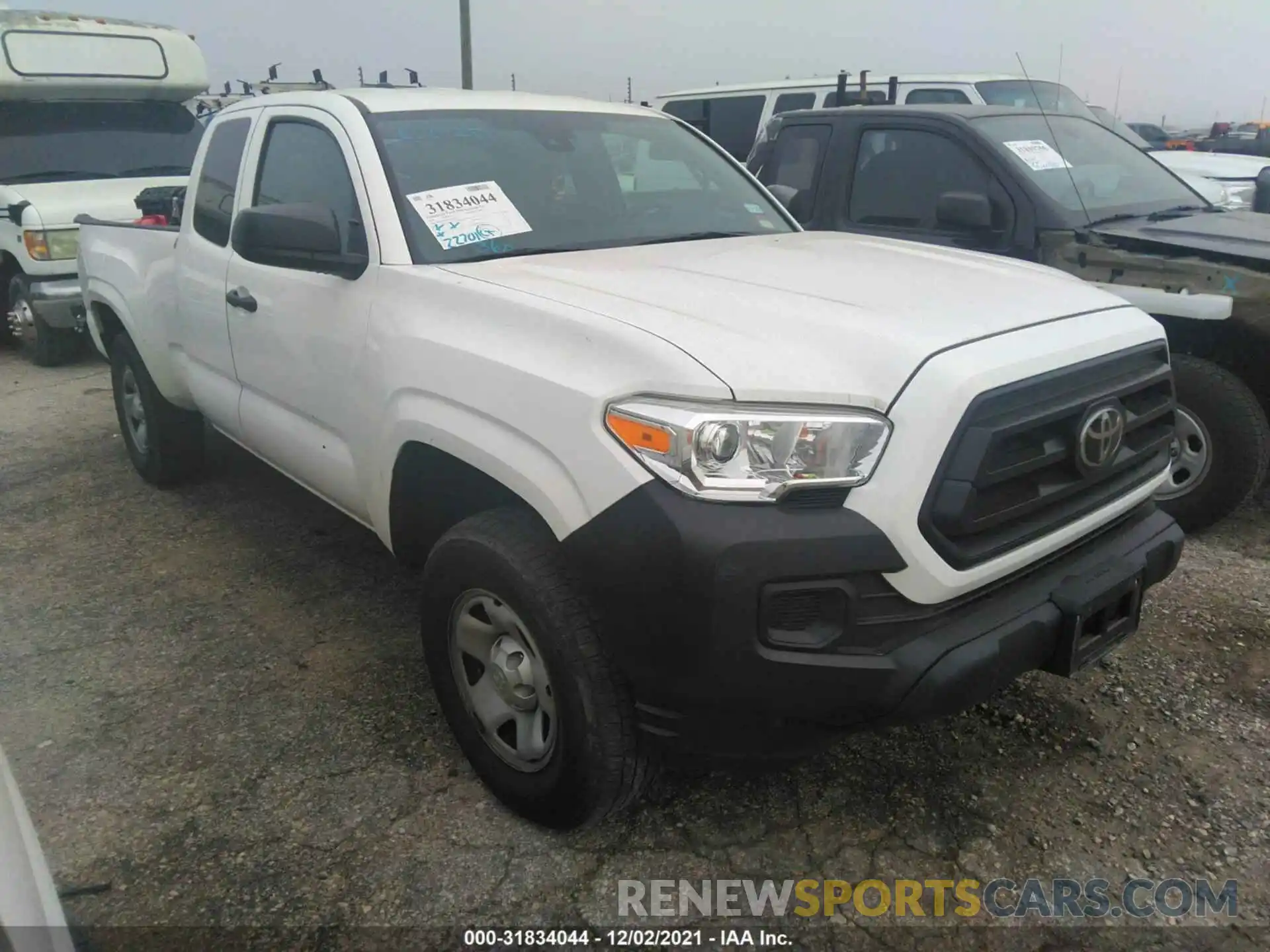 1 Photograph of a damaged car 5TFRX5GNXLX176521 TOYOTA TACOMA 2WD 2020