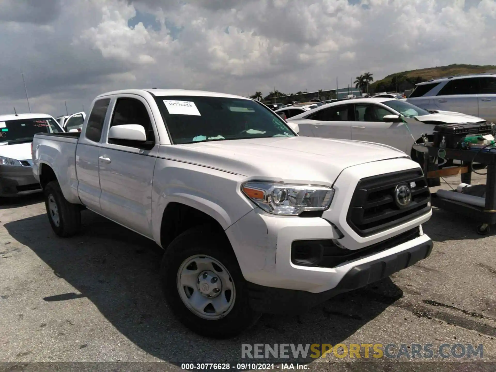 1 Photograph of a damaged car 5TFRZ5CN2LX090121 TOYOTA TACOMA 2WD 2020